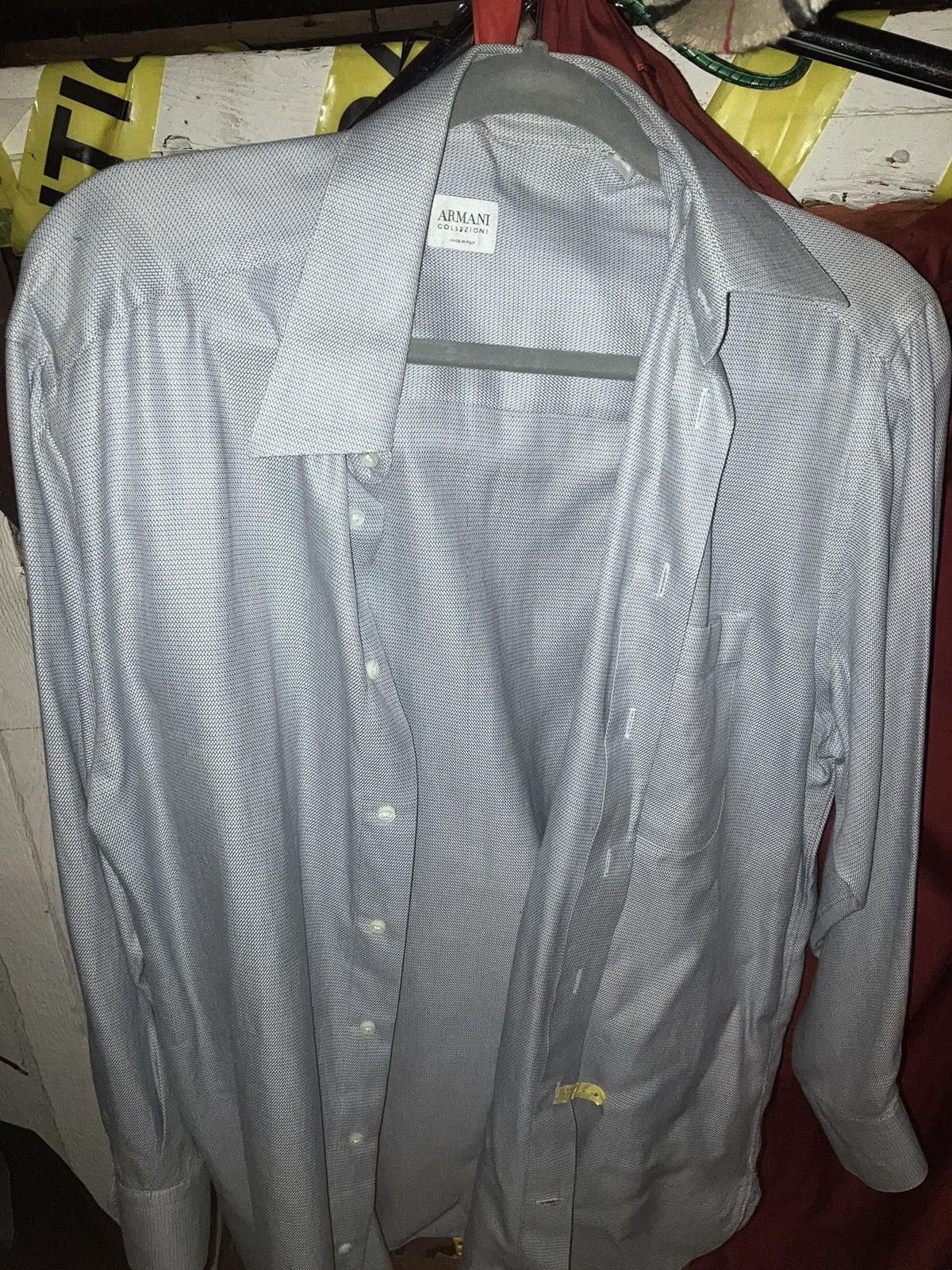 Armani × Designer Armani Collezioni designer button down dress shirt size 15.5 Size US L / EU 52-54 / 3 - 7 Thumbnail