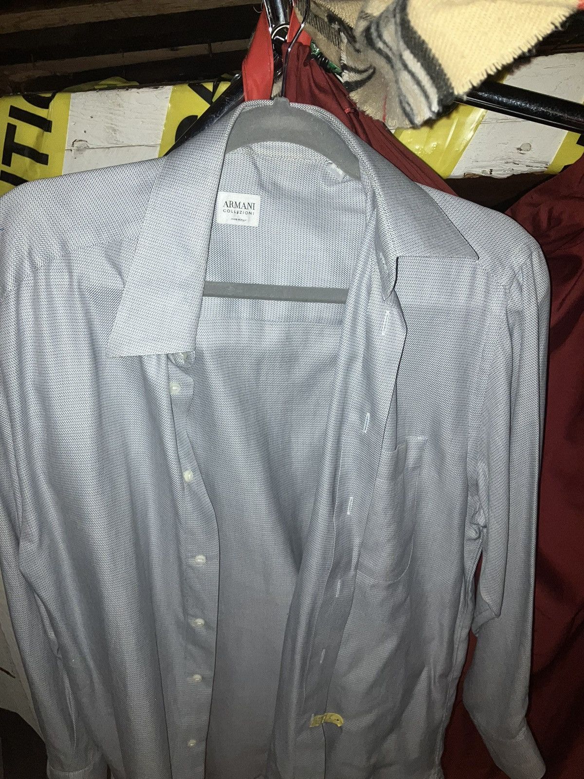 Armani × Designer Armani Collezioni designer button down dress shirt size 15.5 Size US L / EU 52-54 / 3 - 8 Thumbnail