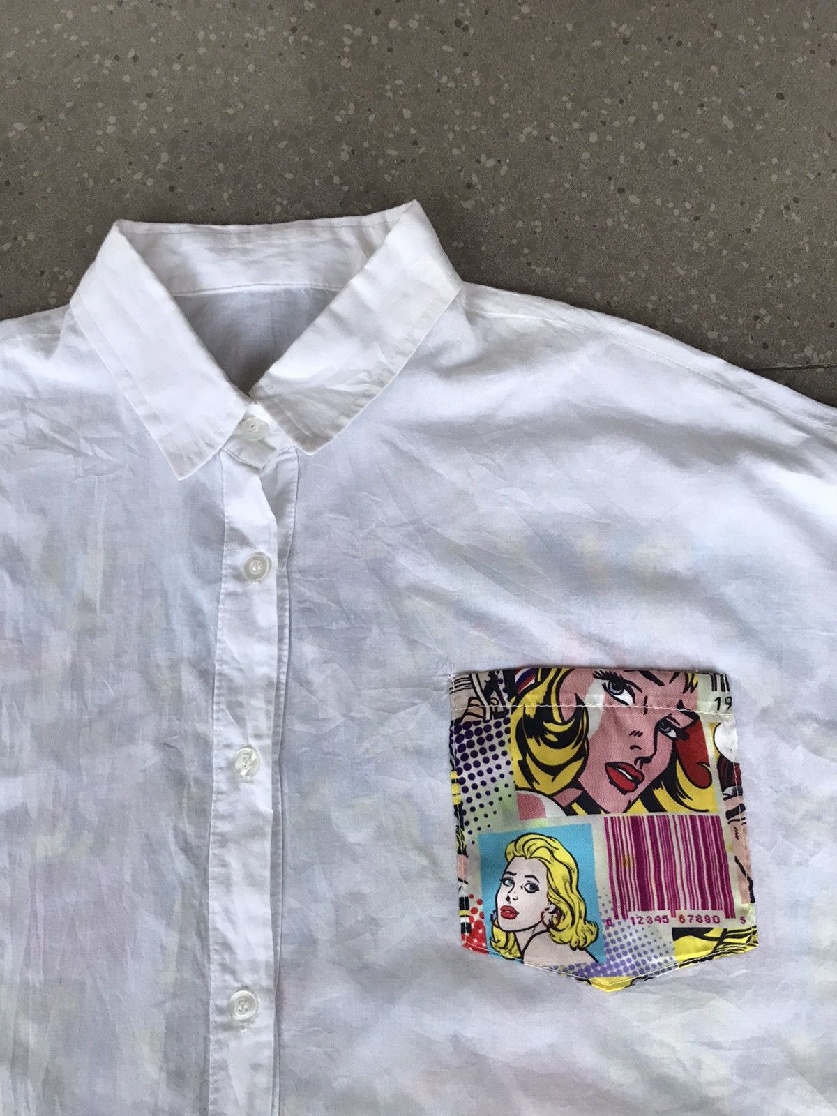 Japanese Brand Roy lichtenstein Shirt Oxford Button Up Size US L / EU 52-54 / 3 - 3 Thumbnail