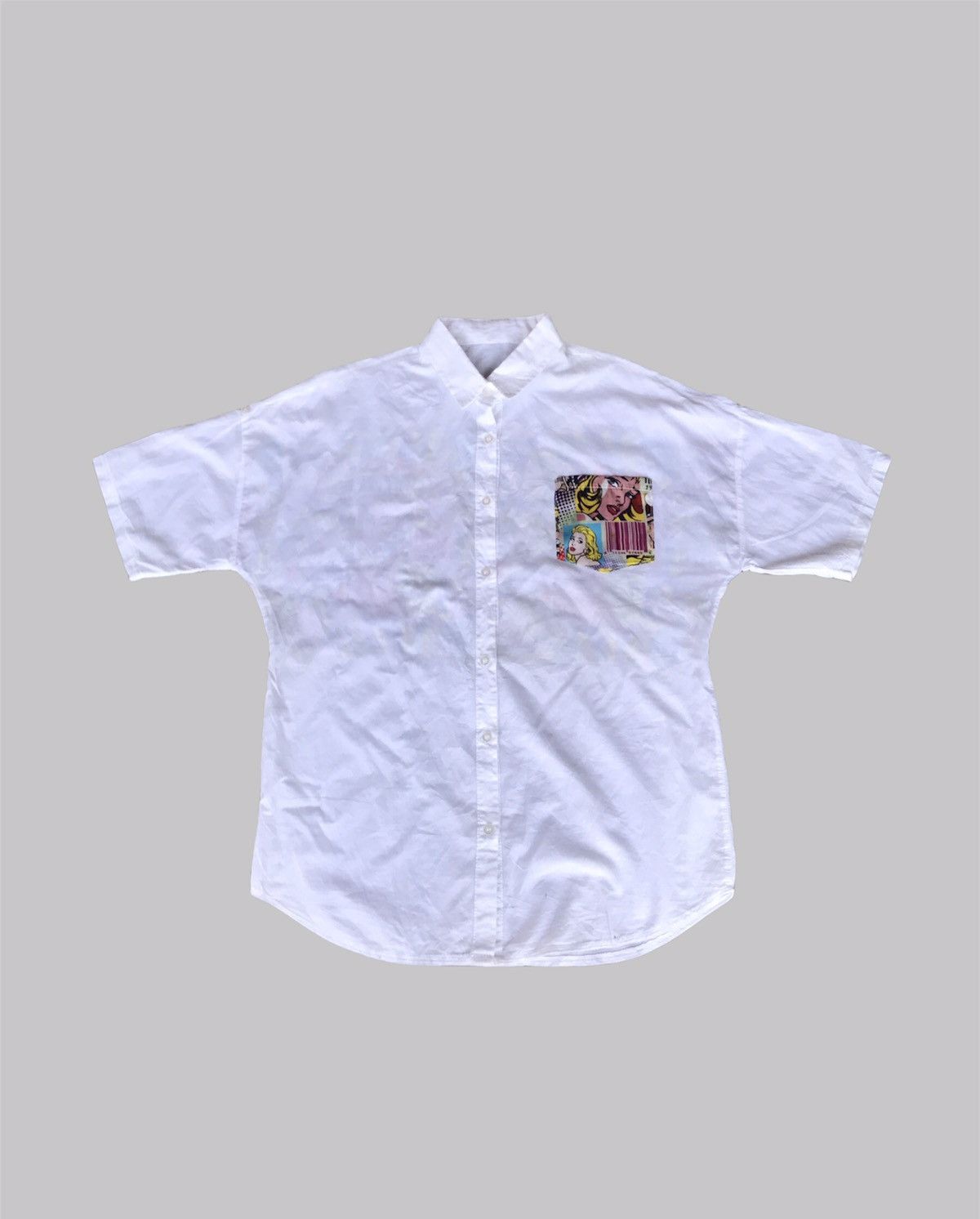 Japanese Brand Roy lichtenstein Shirt Oxford Button Up Size US L / EU 52-54 / 3 - 2 Thumbnail
