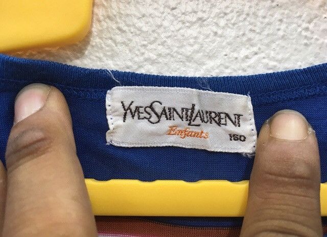 Vintage × Yves Saint Laurent *YSL small logo stripes tees Size US XXS / EU 40 - 5 Thumbnail