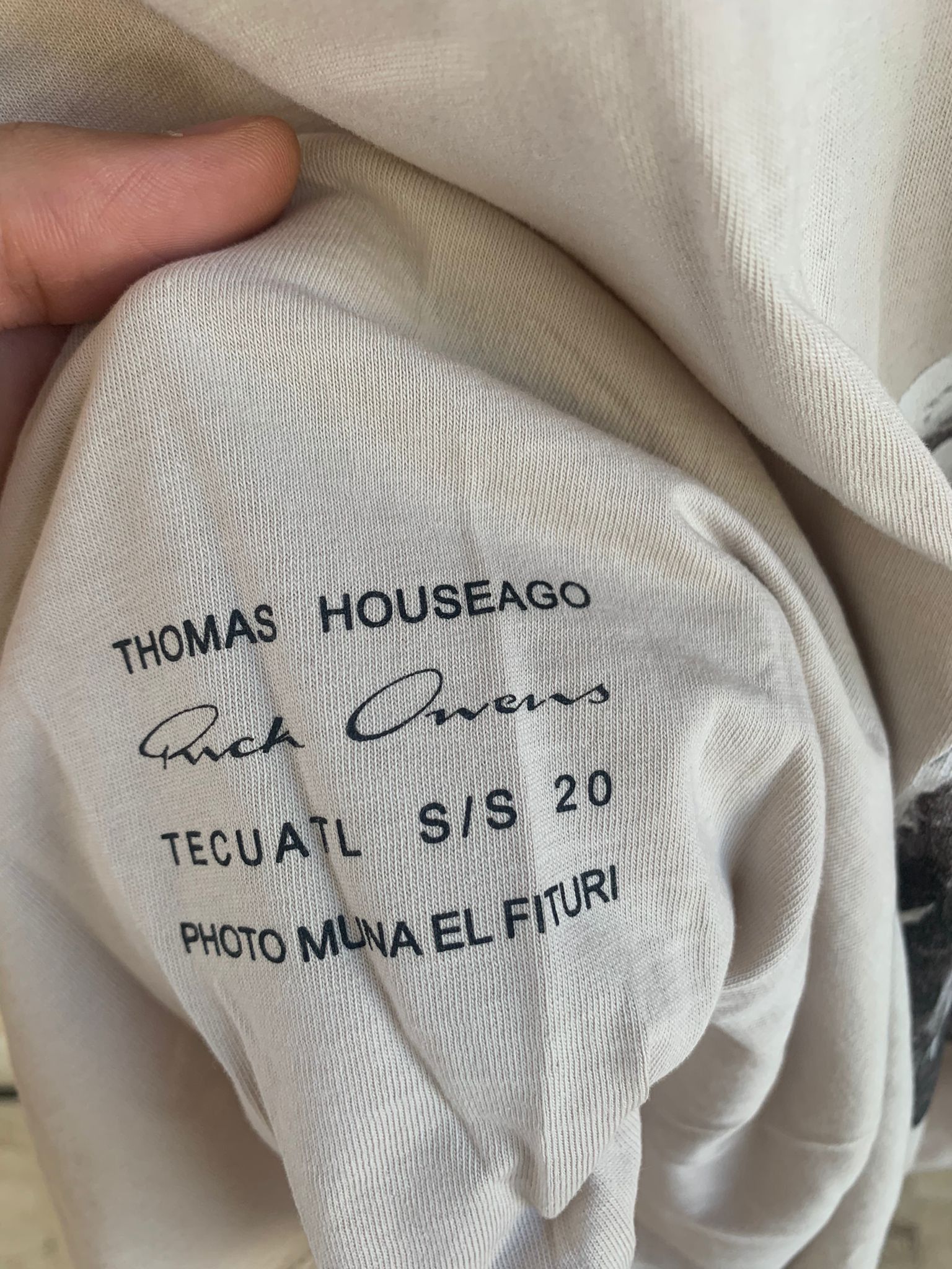 Rick Owens Thomas Houseago - Level Tee Size US S / EU 44-46 / 1 - 12 Thumbnail