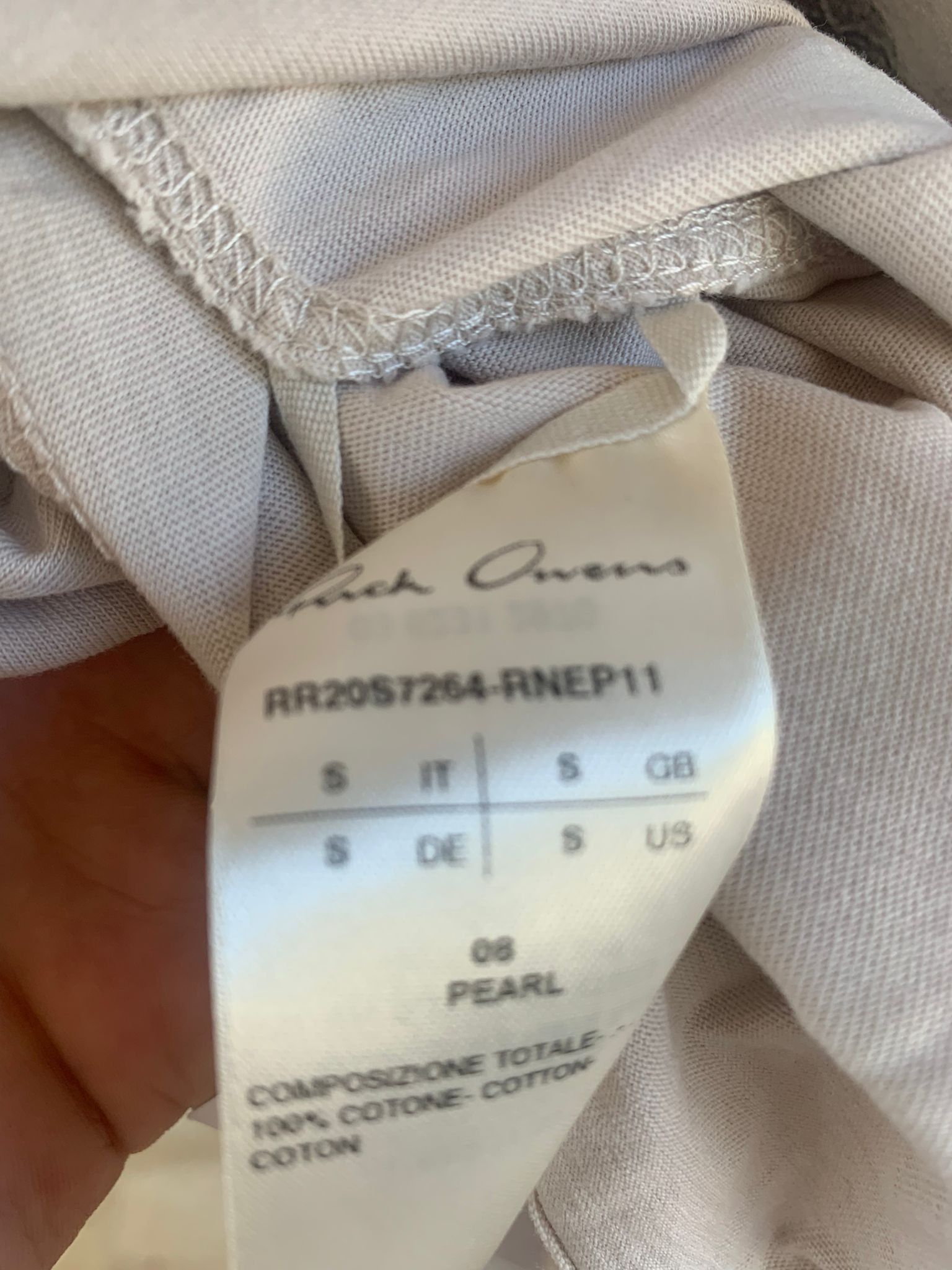 Rick Owens Thomas Houseago - Level Tee Size US S / EU 44-46 / 1 - 13 Thumbnail