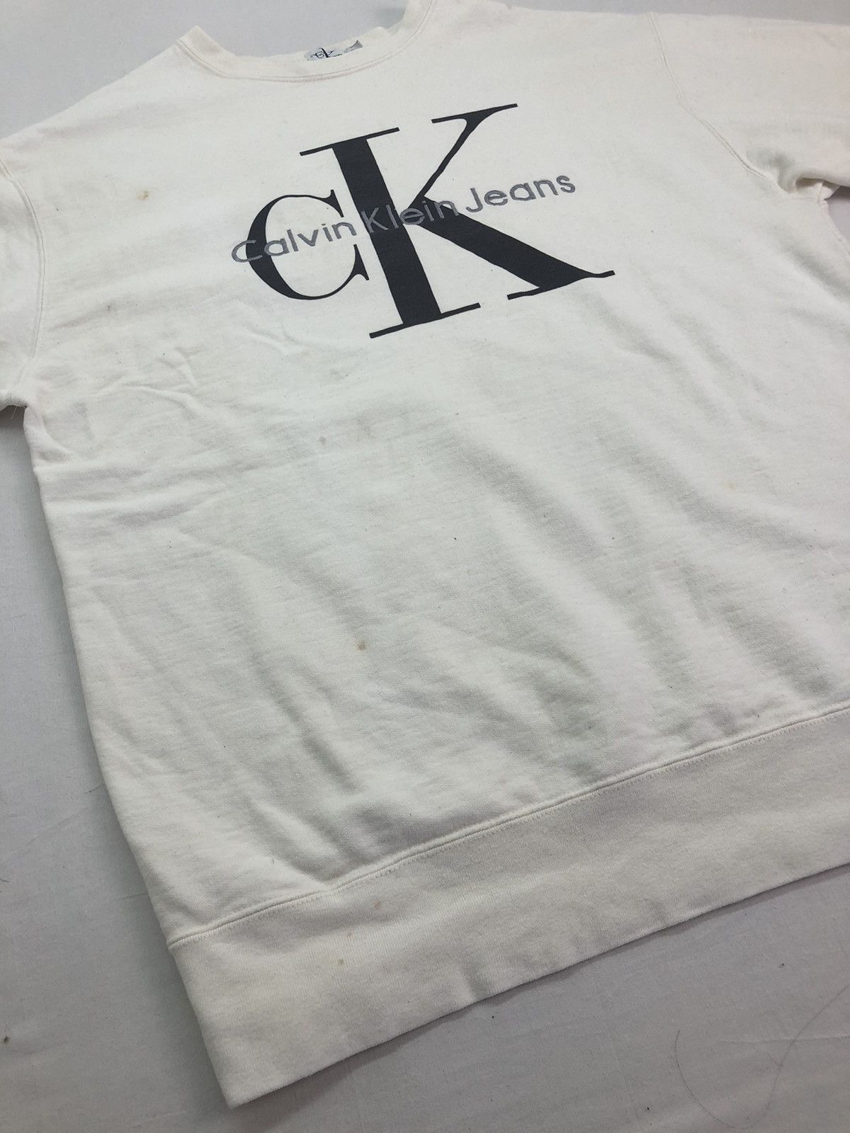 Calvin Klein Vintage Calvin Klein Big Logo Sweatshirt Size US M / EU 48-50 / 2 - 5 Thumbnail