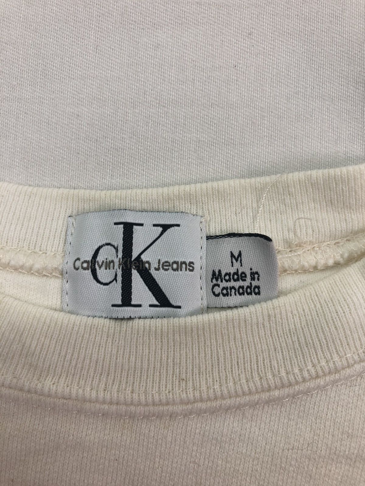 Calvin Klein Vintage Calvin Klein Big Logo Sweatshirt Size US M / EU 48-50 / 2 - 12 Thumbnail