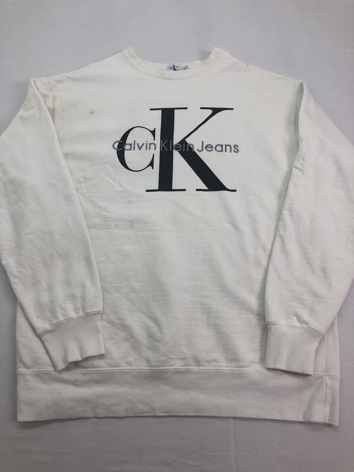 Calvin Klein Vintage Calvin Klein Big Logo Sweatshirt Size US M / EU 48-50 / 2 - 4 Thumbnail
