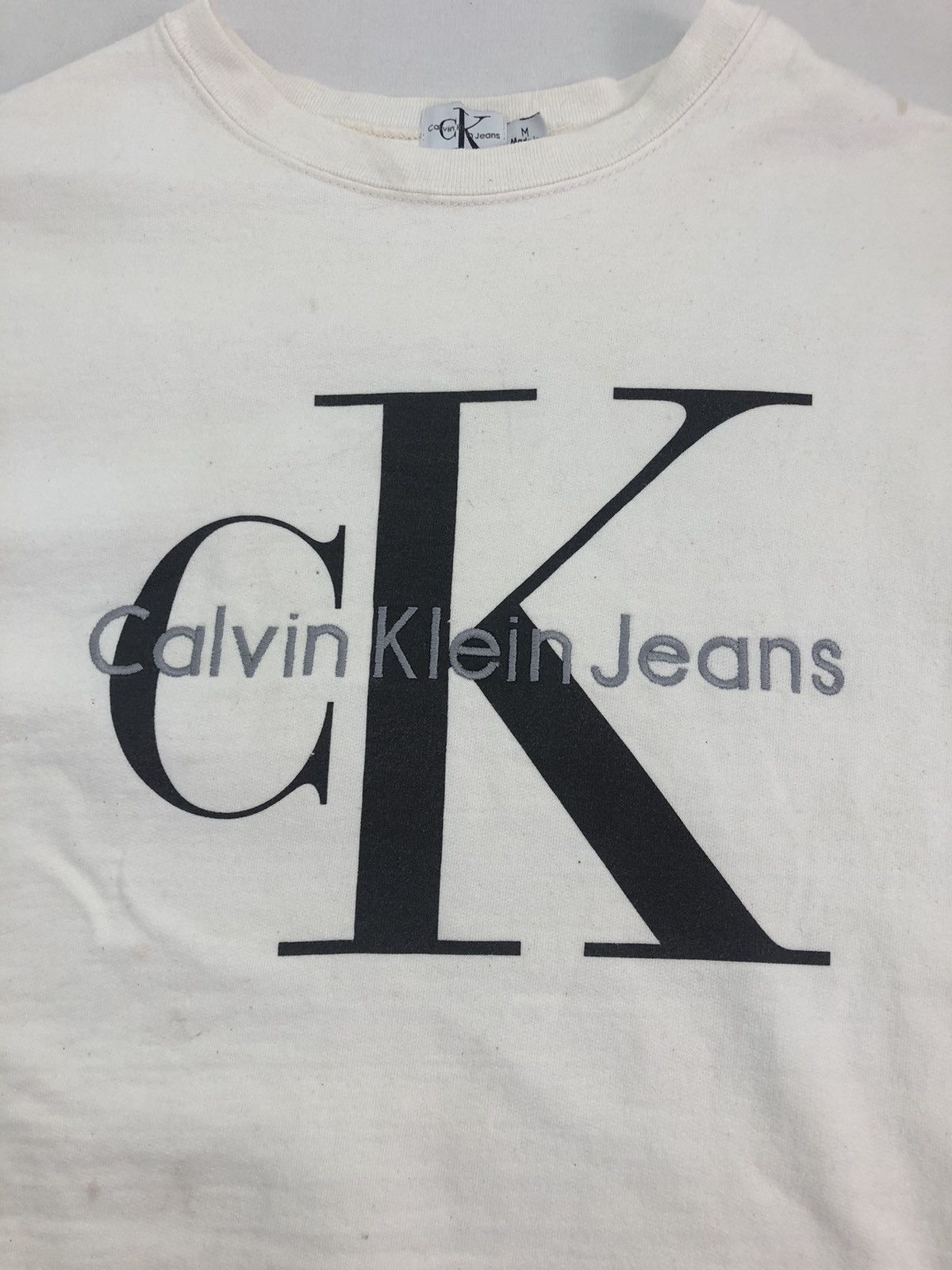 Calvin Klein Vintage Calvin Klein Big Logo Sweatshirt Size US M / EU 48-50 / 2 - 7 Thumbnail