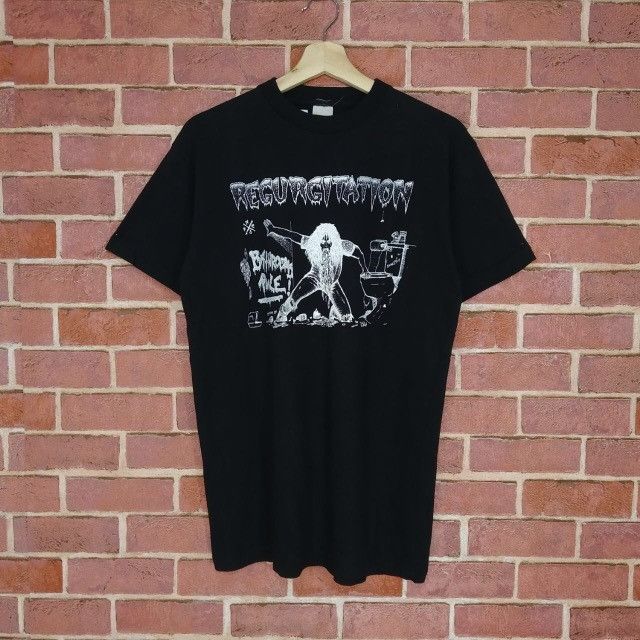 Band Tees Vintage Regurgitation Bathroom Rules Grindcore Band Promo Size US M / EU 48-50 / 2 - 1 Thumbnail