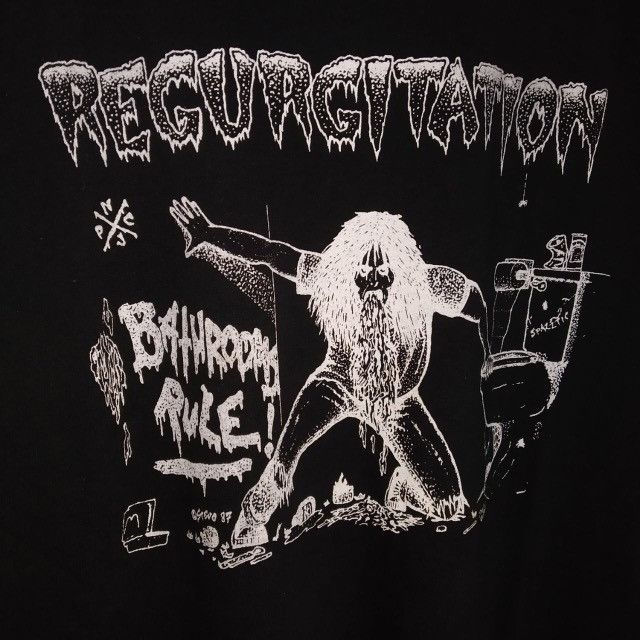 Band Tees Vintage Regurgitation Bathroom Rules Grindcore Band Promo Size US M / EU 48-50 / 2 - 5 Thumbnail