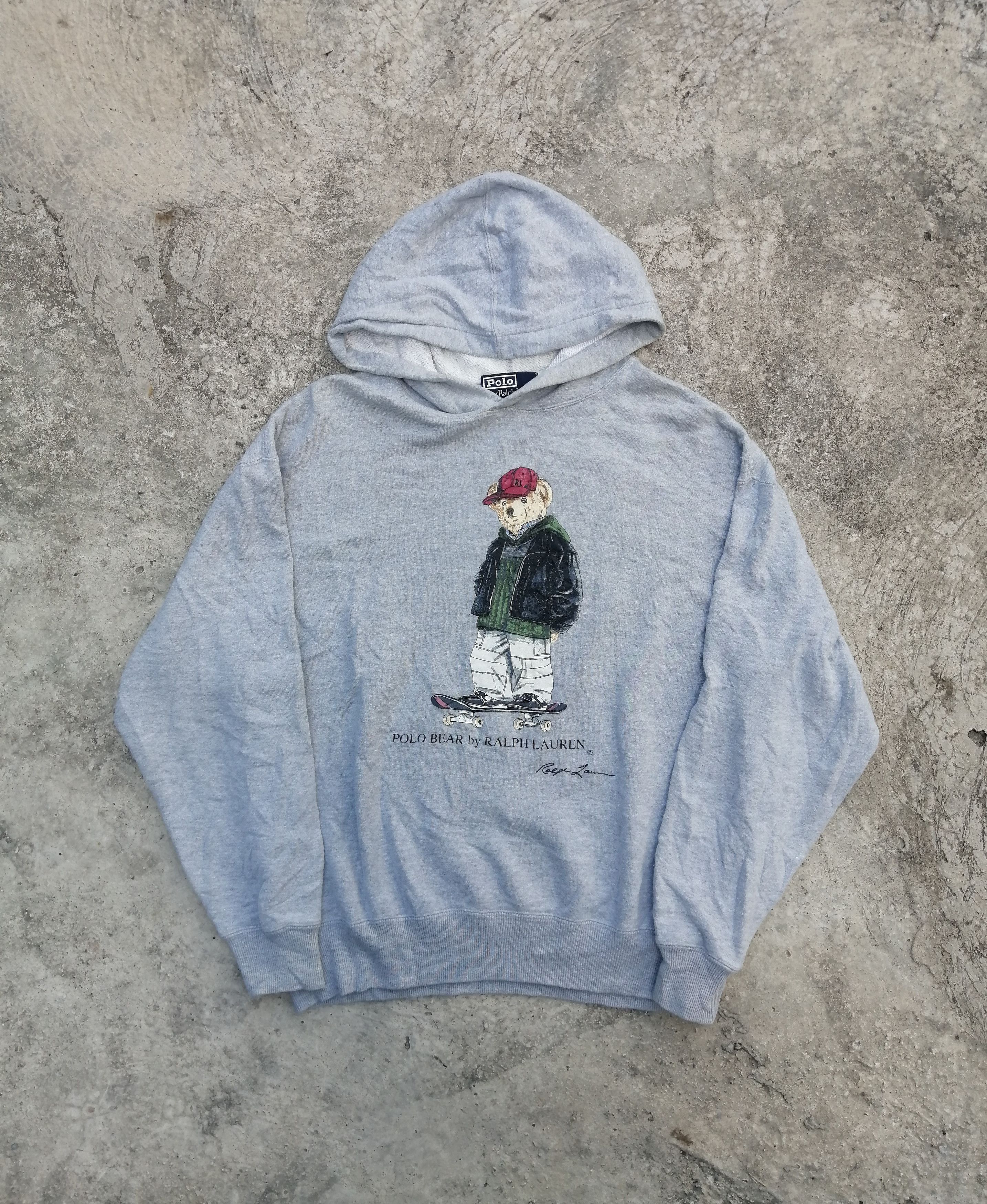 Polo Ralph Lauren FINAL DROP Rare Polo Bear Skater Hoodie Size US XS / EU 42 / 0 - 1 Thumbnail
