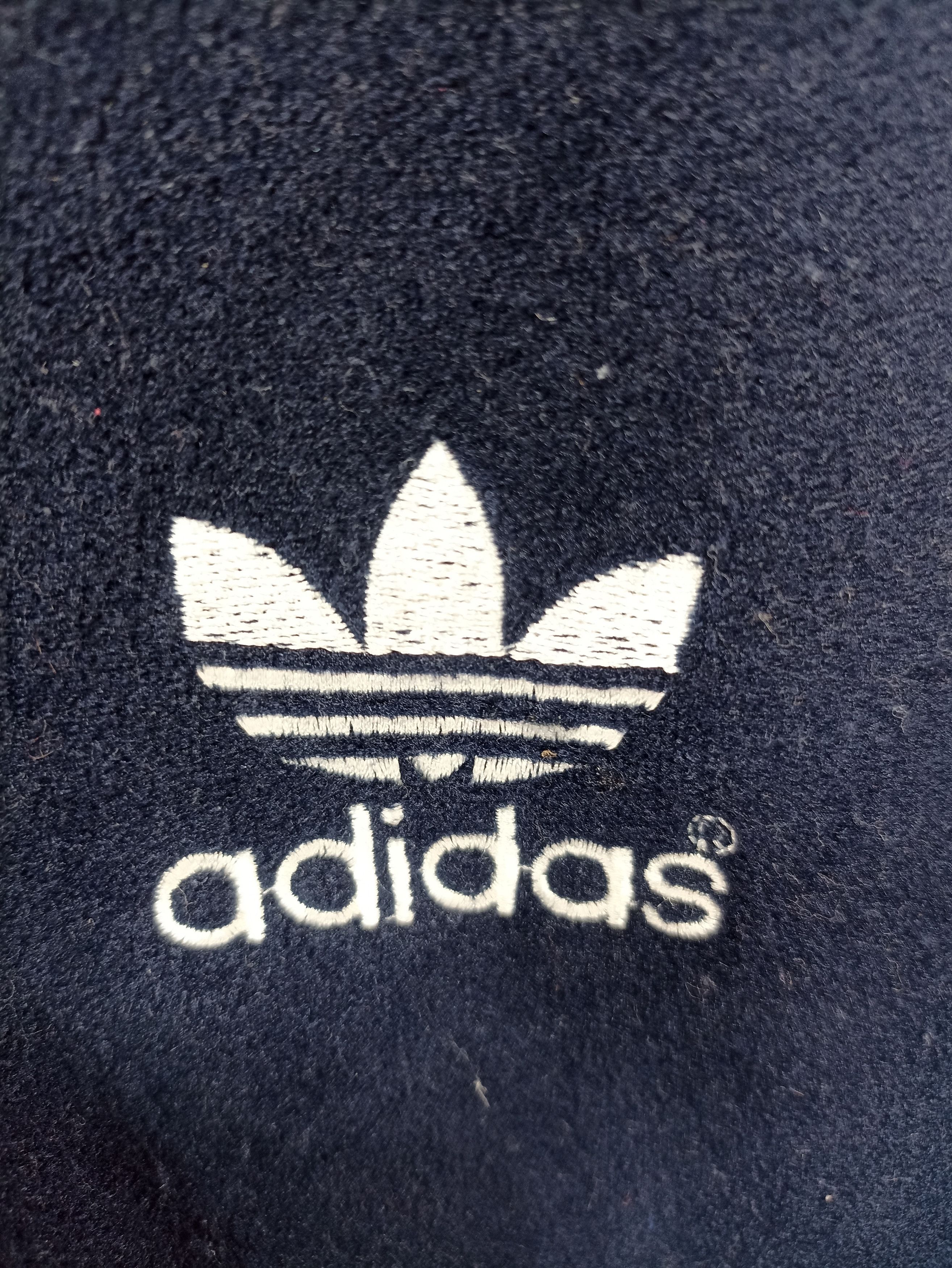 Adidas × Vintage Vintage Adidas Embroidery Big Logo Fleece Sweatshirt Zipper Size US M / EU 48-50 / 2 - 3 Thumbnail
