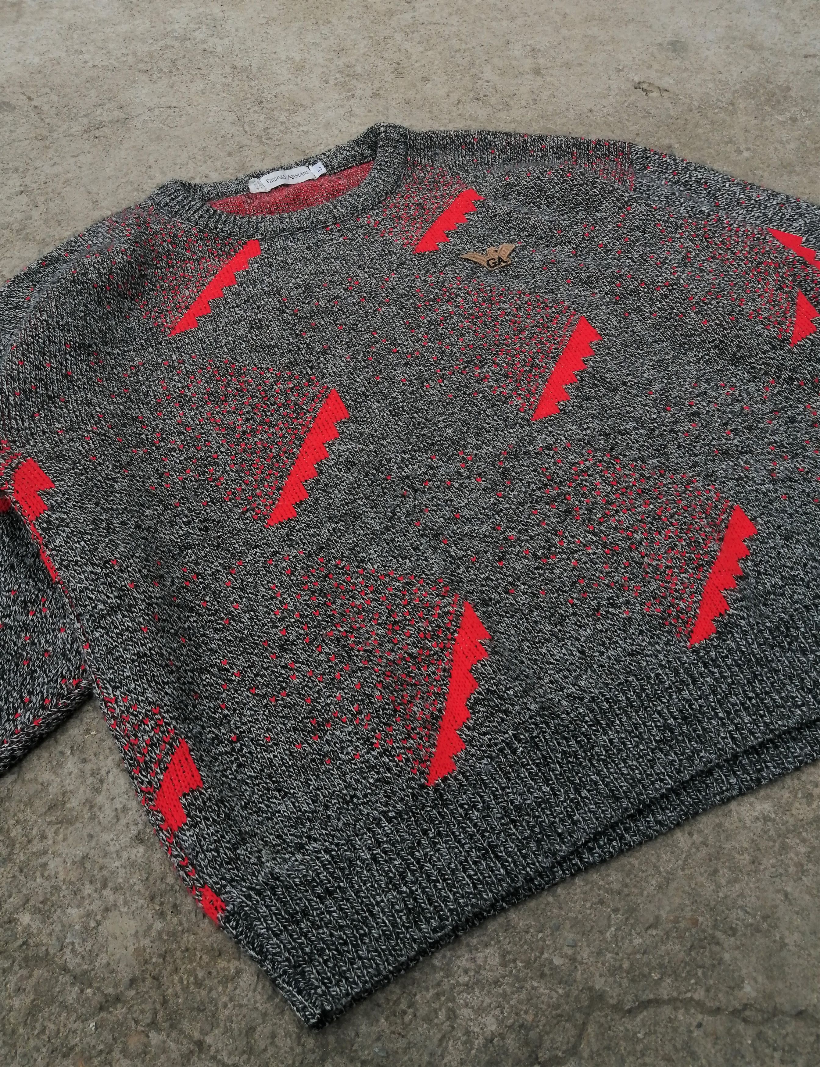 Emporio Armani Rare Armani Sweater Size US L / EU 52-54 / 3 - 2 Thumbnail