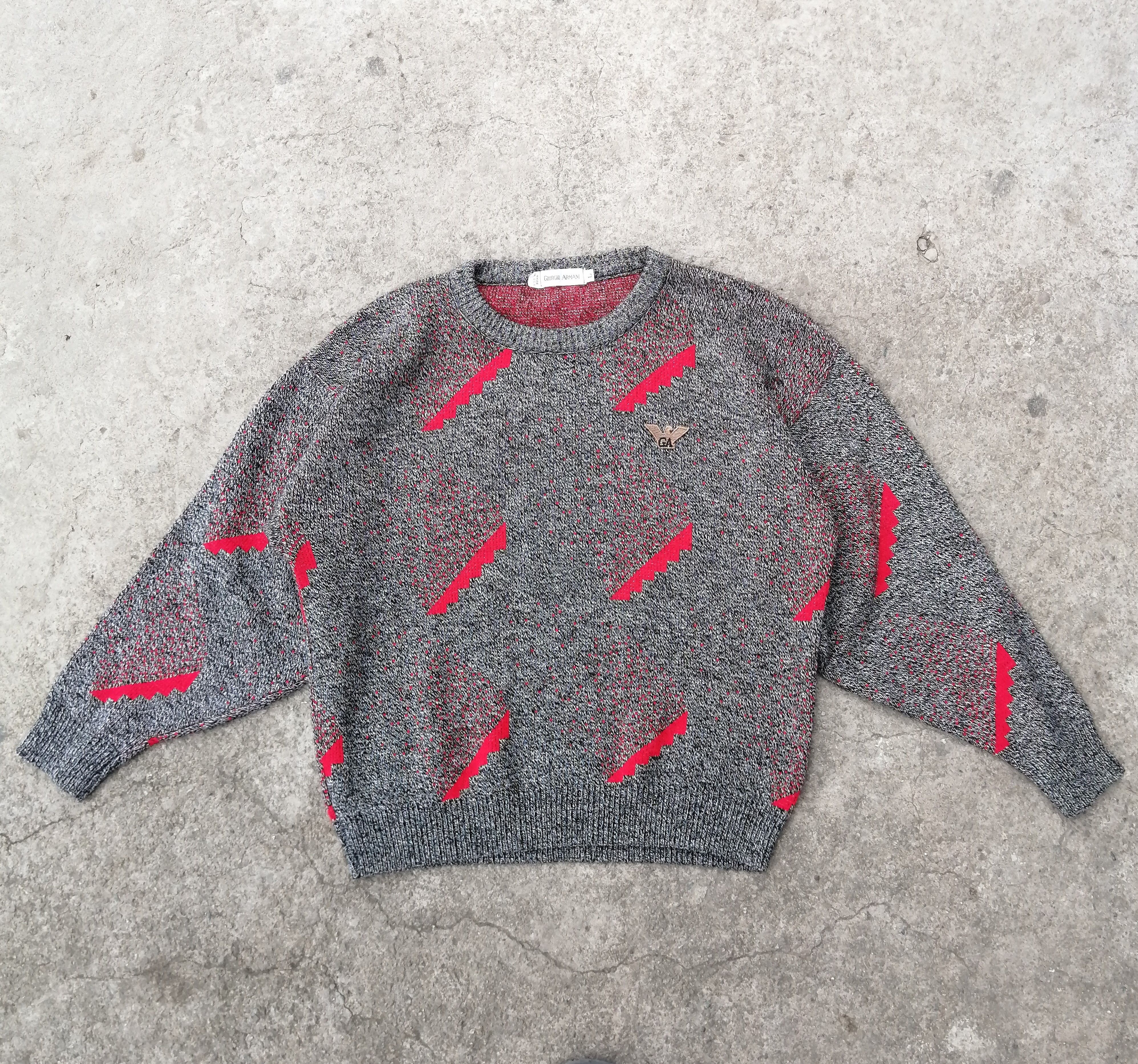Emporio Armani Rare Armani Sweater Size US L / EU 52-54 / 3 - 1 Thumbnail