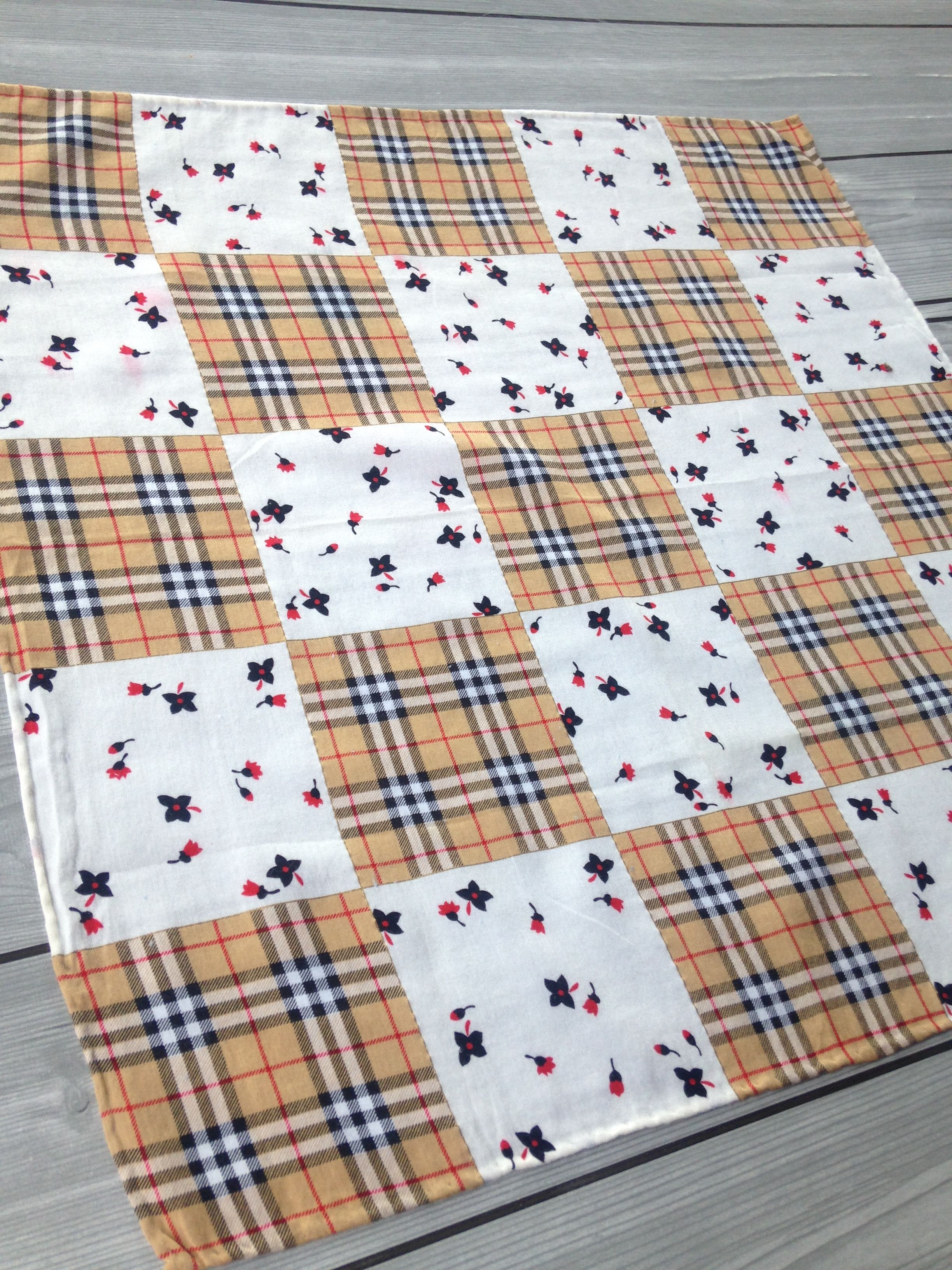 Burberry × Burberry Prorsum Burberry Nova Check Floral Pattern Scarves Size ONE SIZE - 4 Thumbnail
