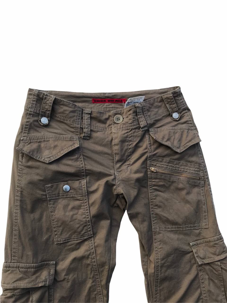Japanese Brand Edge On All Japan Streetwear Fashion Cargo Pants (Women) Size 28" / US 6 / IT 42 - 4 Thumbnail
