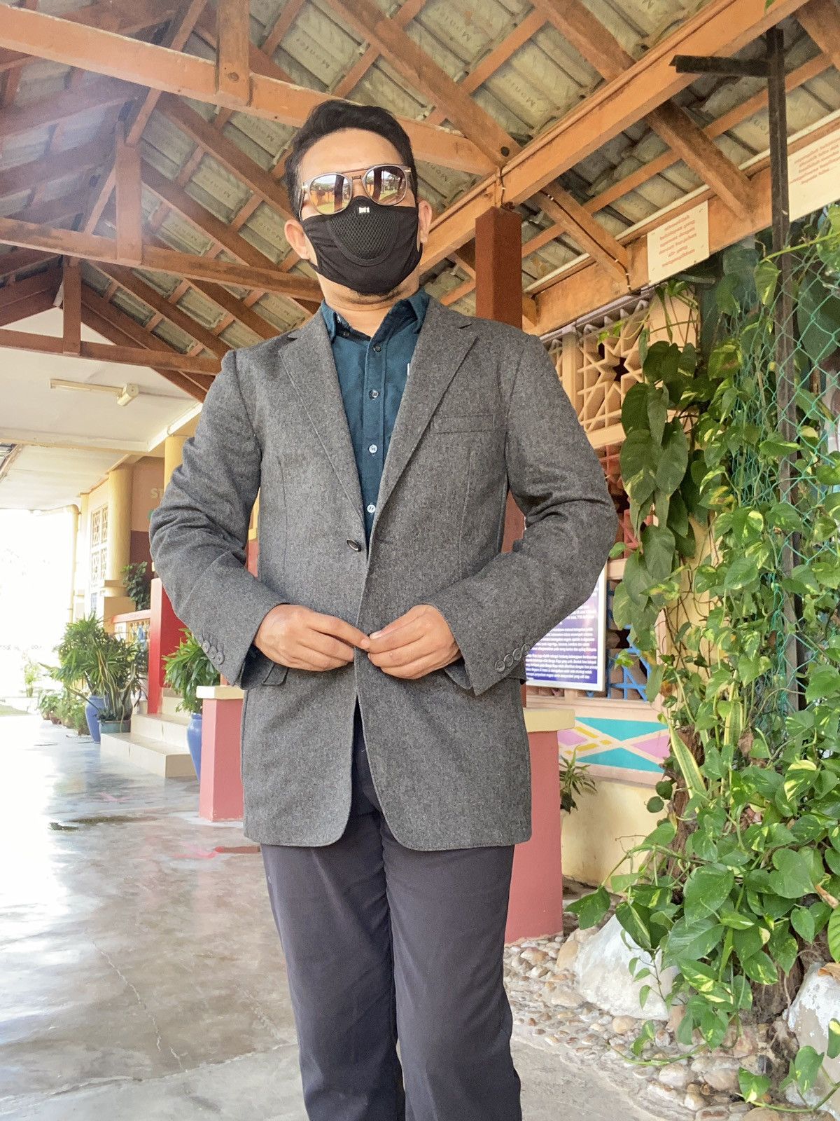 Designer × Gucci GUCCI WOOL JACKET MEDIUM SIZE - GK60 Size US M / EU 48-50 / 2 - 14 Thumbnail