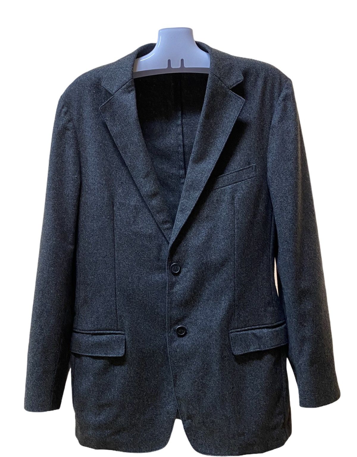 image of Gucci Wool Jacket Medium Size - Gk60 in Black Gray, Men's