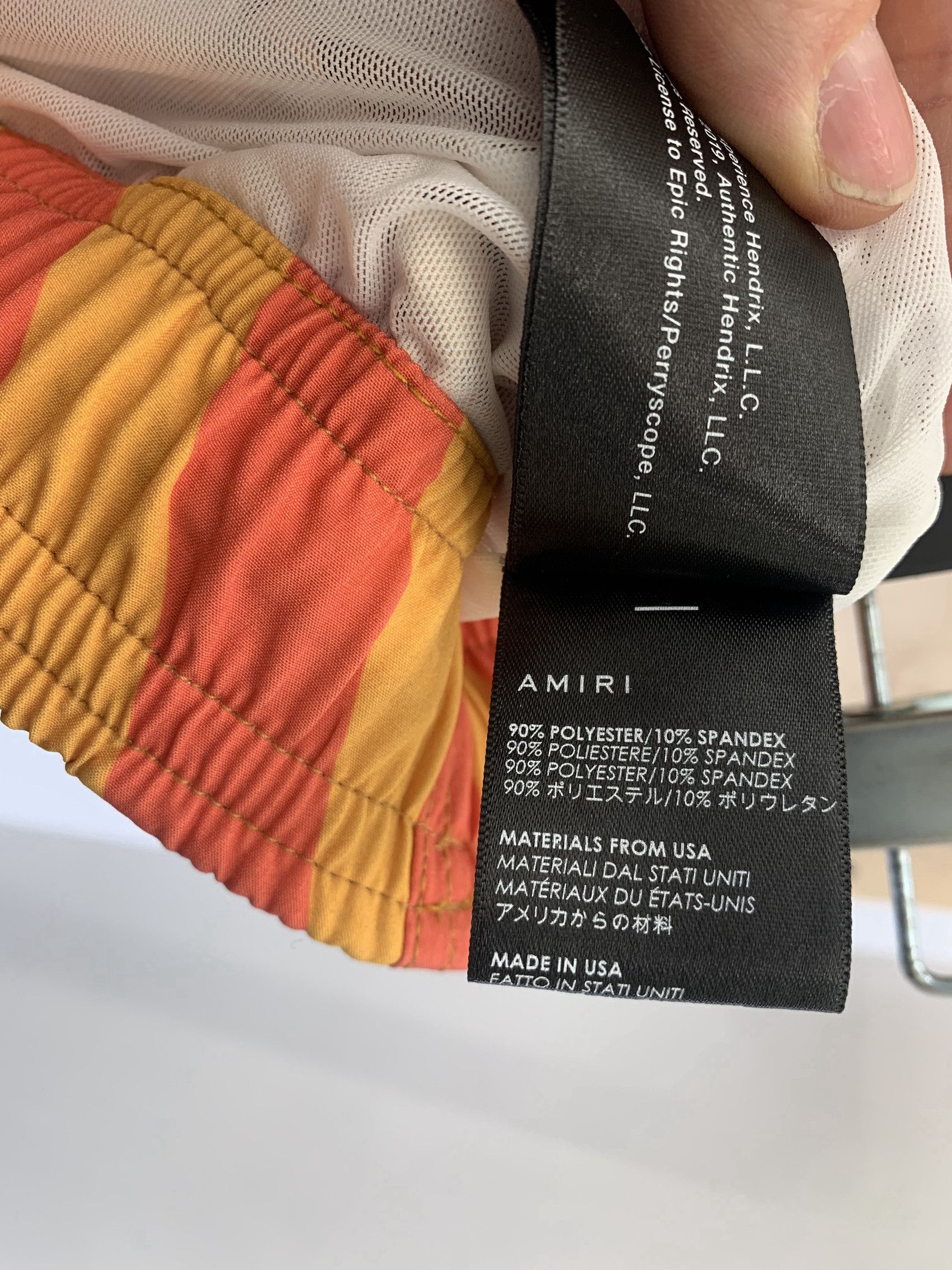 Amiri SS'20 Swim Shorts Jimmy Hendrix Size US 30 / EU 46 - 7 Thumbnail