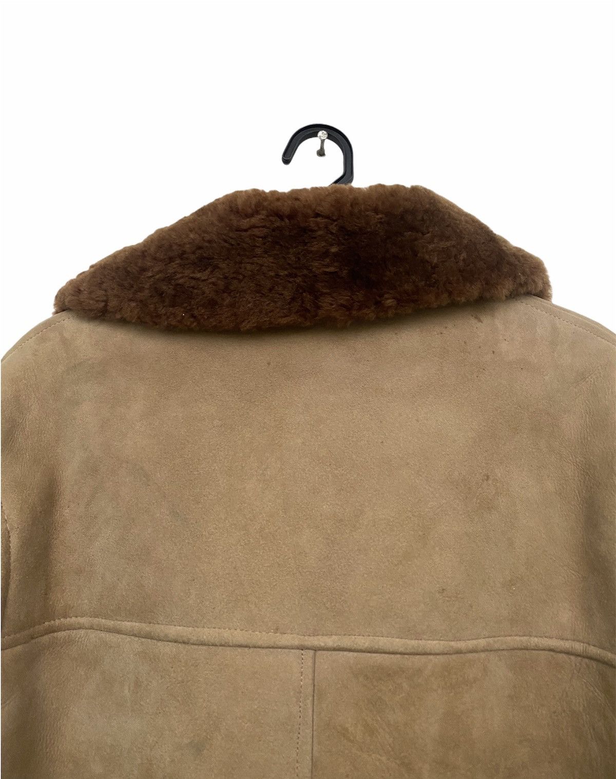 Leather 🔥Vintage Custom Leather Fur Jacket-GK90 Size US L / EU 52-54 / 3 - 5 Thumbnail