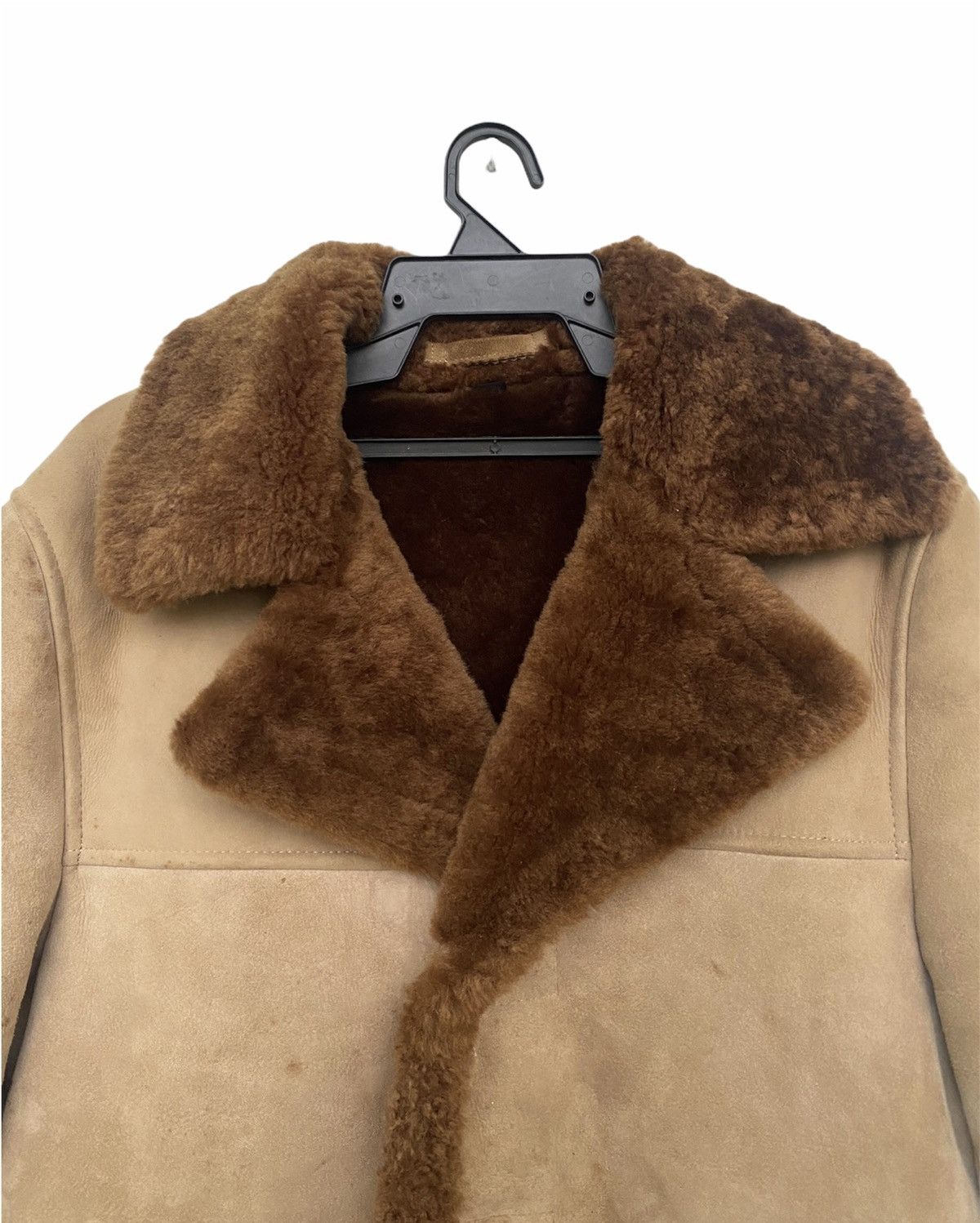Leather 🔥Vintage Custom Leather Fur Jacket-GK90 Size US L / EU 52-54 / 3 - 4 Thumbnail