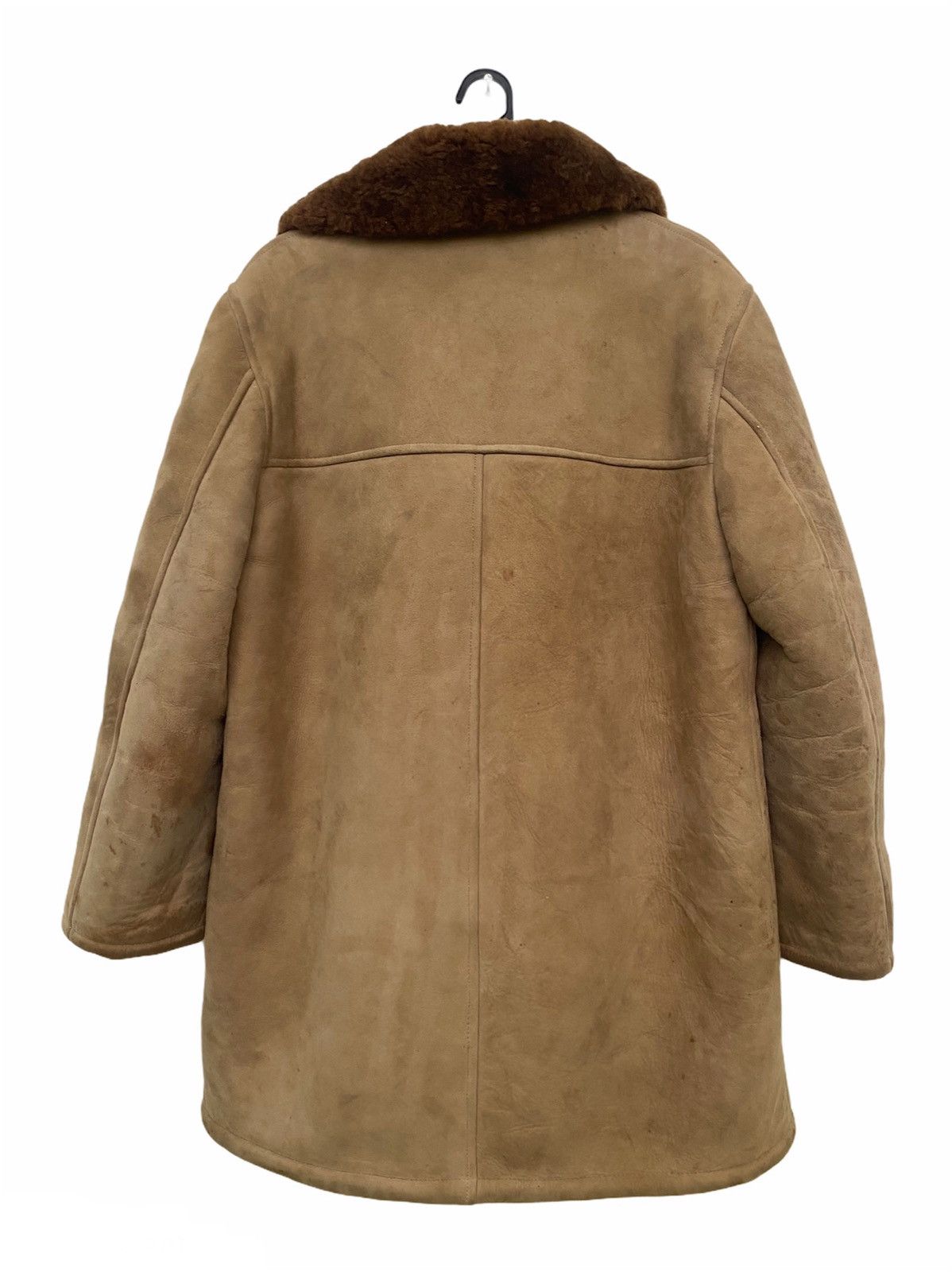 Leather 🔥Vintage Custom Leather Fur Jacket-GK90 Size US L / EU 52-54 / 3 - 2 Thumbnail