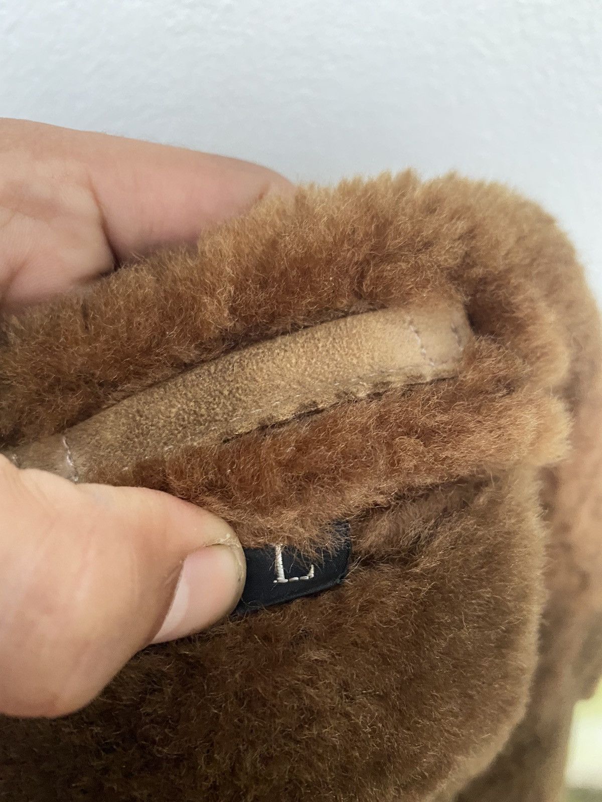 Leather 🔥Vintage Custom Leather Fur Jacket-GK90 Size US L / EU 52-54 / 3 - 9 Thumbnail