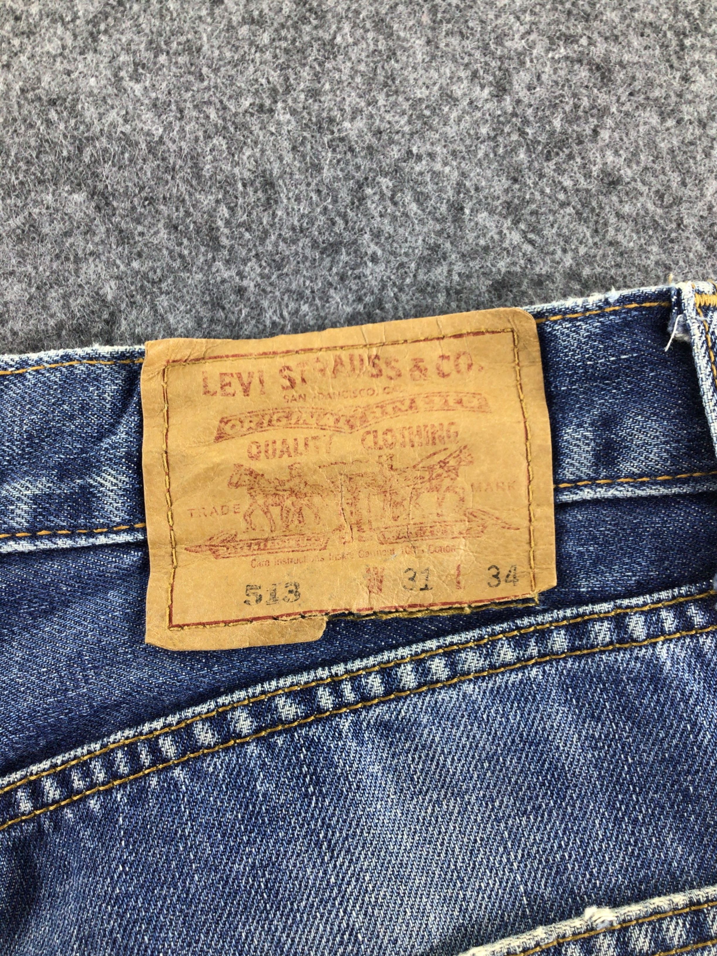 Levi's × Vintage Vintage 90s Levis 513-JM046 Size US 31 - 5 Thumbnail