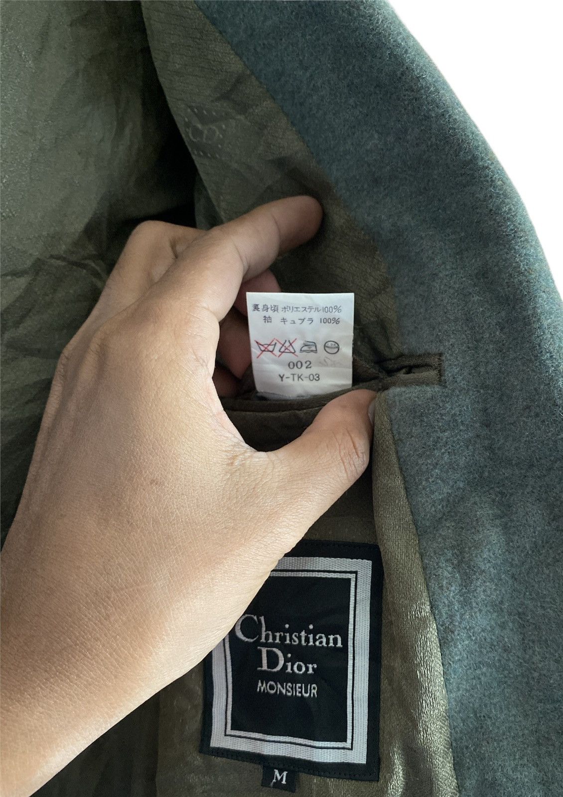 Christian Dior Monsieur × Dior × Vintage Vintage Christian Dior Monsieur Wool Blend Blazer Jacket Size US M / EU 48-50 / 2 - 6 Thumbnail