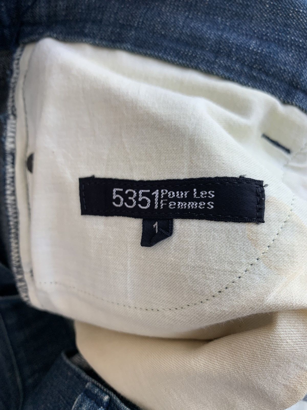 5351 POUR LES HOMMES 5351 Pour Les Femmes Made in Japan Denim Jeans Size US 32 / EU 48 - 6 Thumbnail