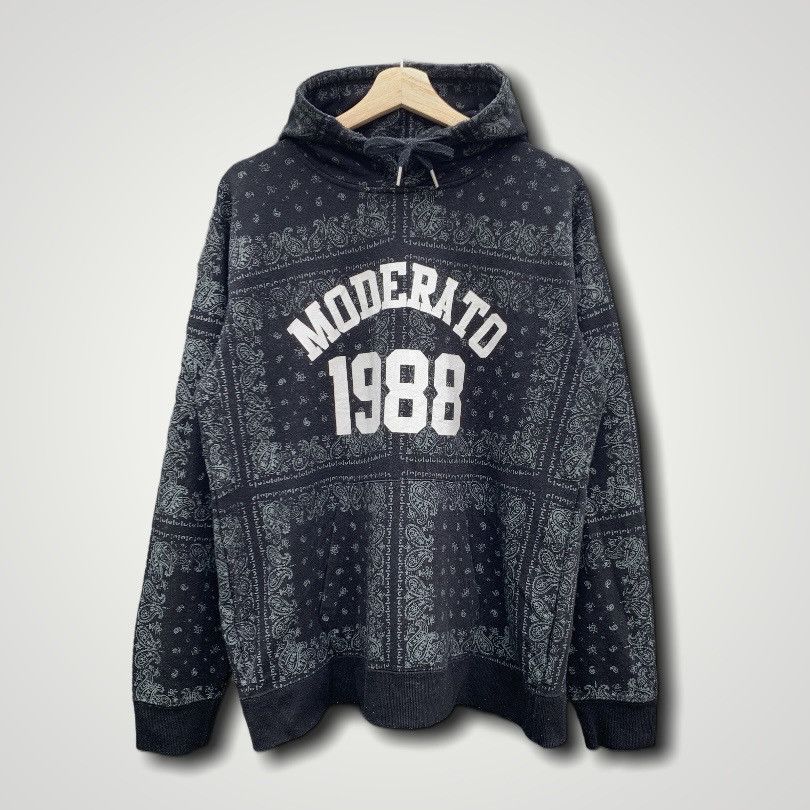 Japanese Brand PTTP Bandana Full Print Design Pullover Hoodie Size US M / EU 48-50 / 2 - 1 Thumbnail