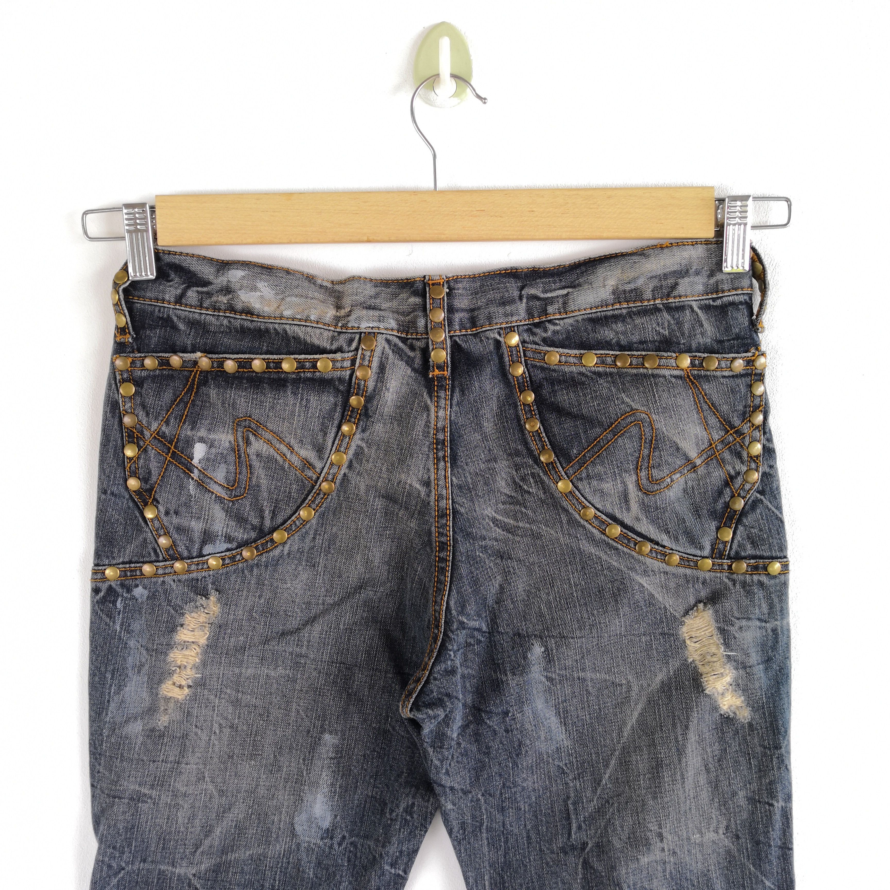 Japanese Brand Semantic Design Distressed Jeans If Six Was Nine Denim Size US 30 / EU 46 - 6 Thumbnail