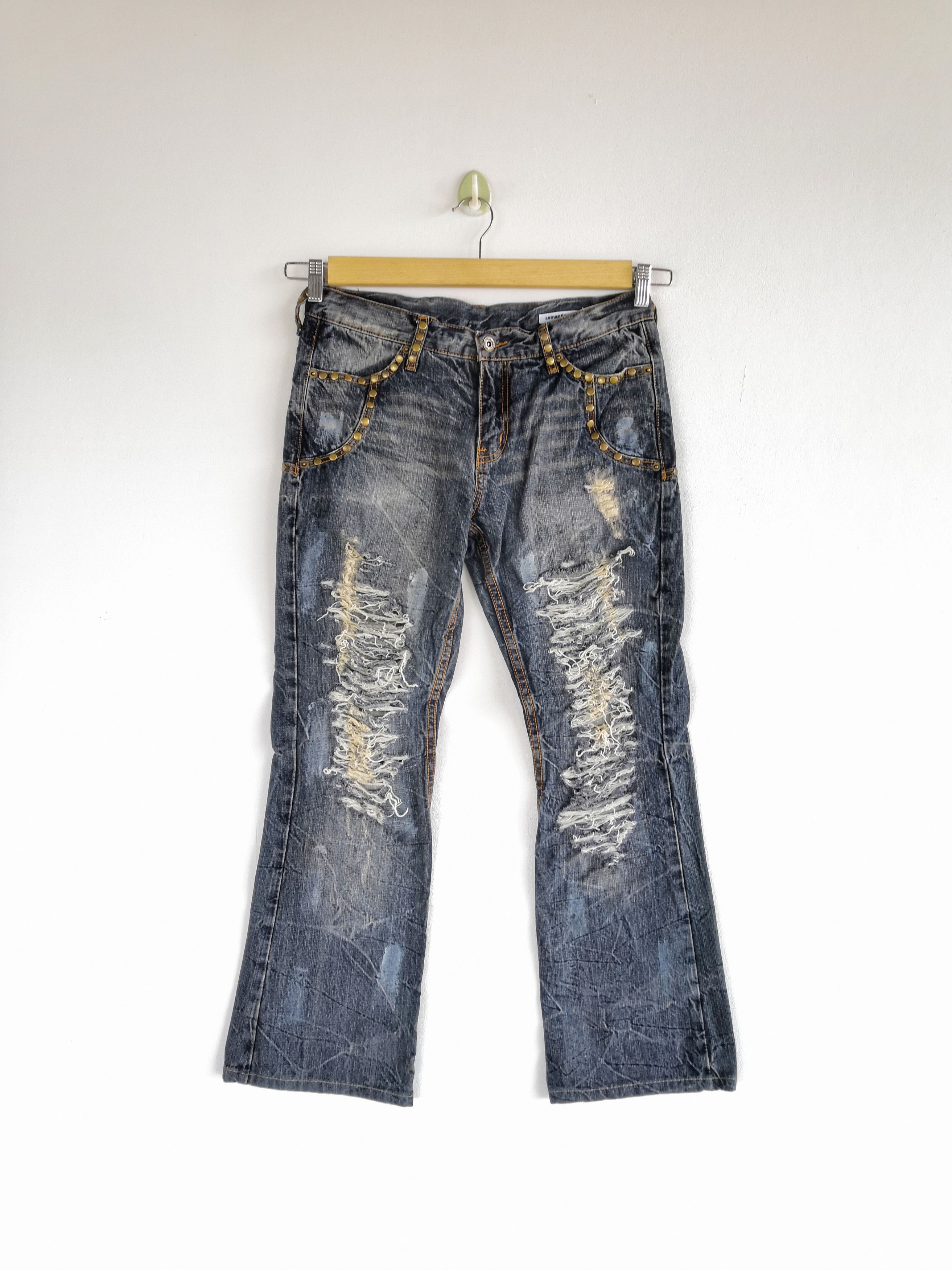 Japanese Brand Semantic Design Distressed Jeans If Six Was Nine Denim Size US 30 / EU 46 - 1 Thumbnail