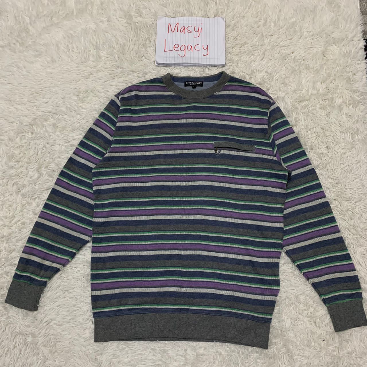 Japanese Brand Lyle & Scott black label sweatshirt Size US L / EU 52-54 / 3 - 1 Thumbnail