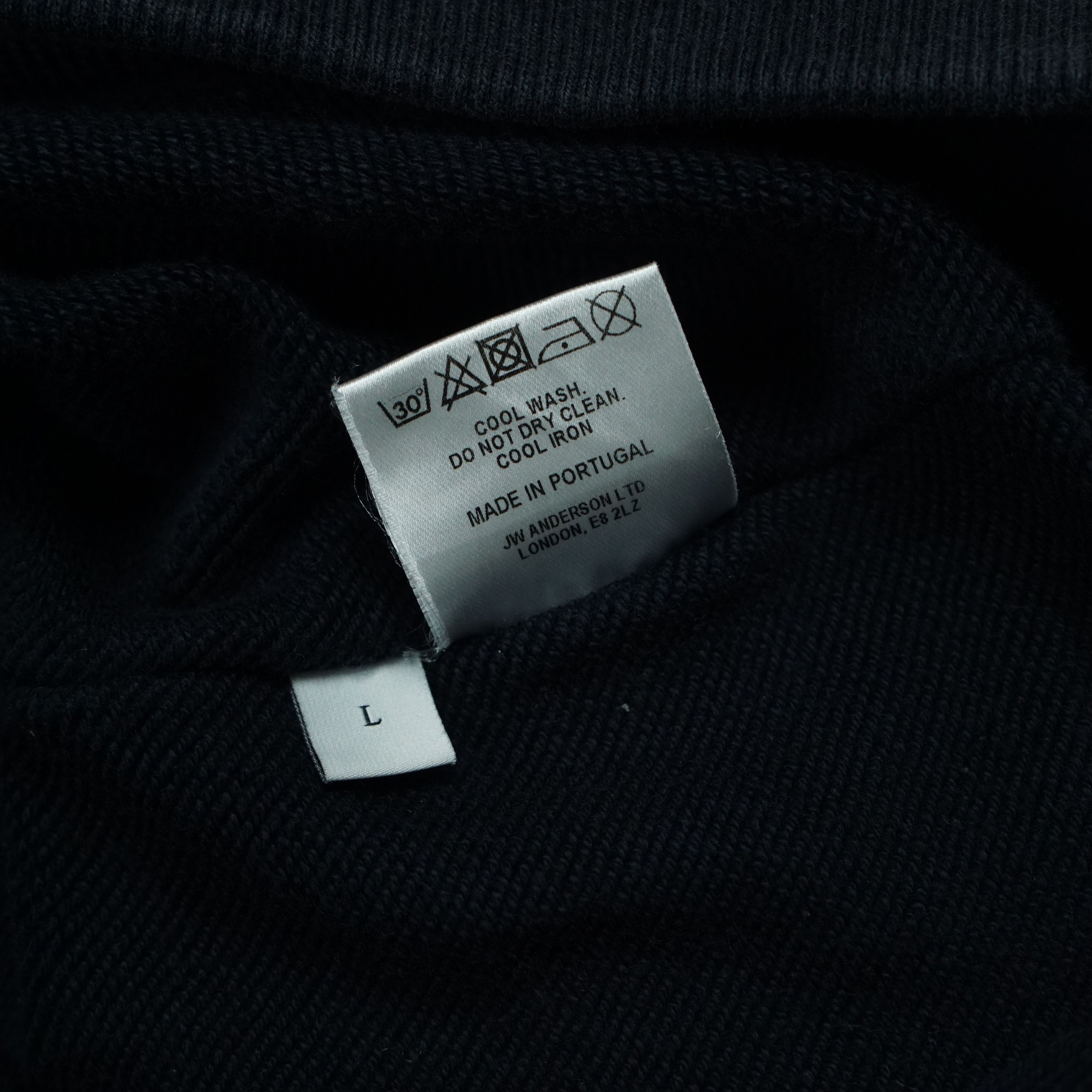 JW Anderson *NoTariff JW Anderson Inside Out Tonal Logo Sweatshirt Size US L / EU 52-54 / 3 - 4 Thumbnail