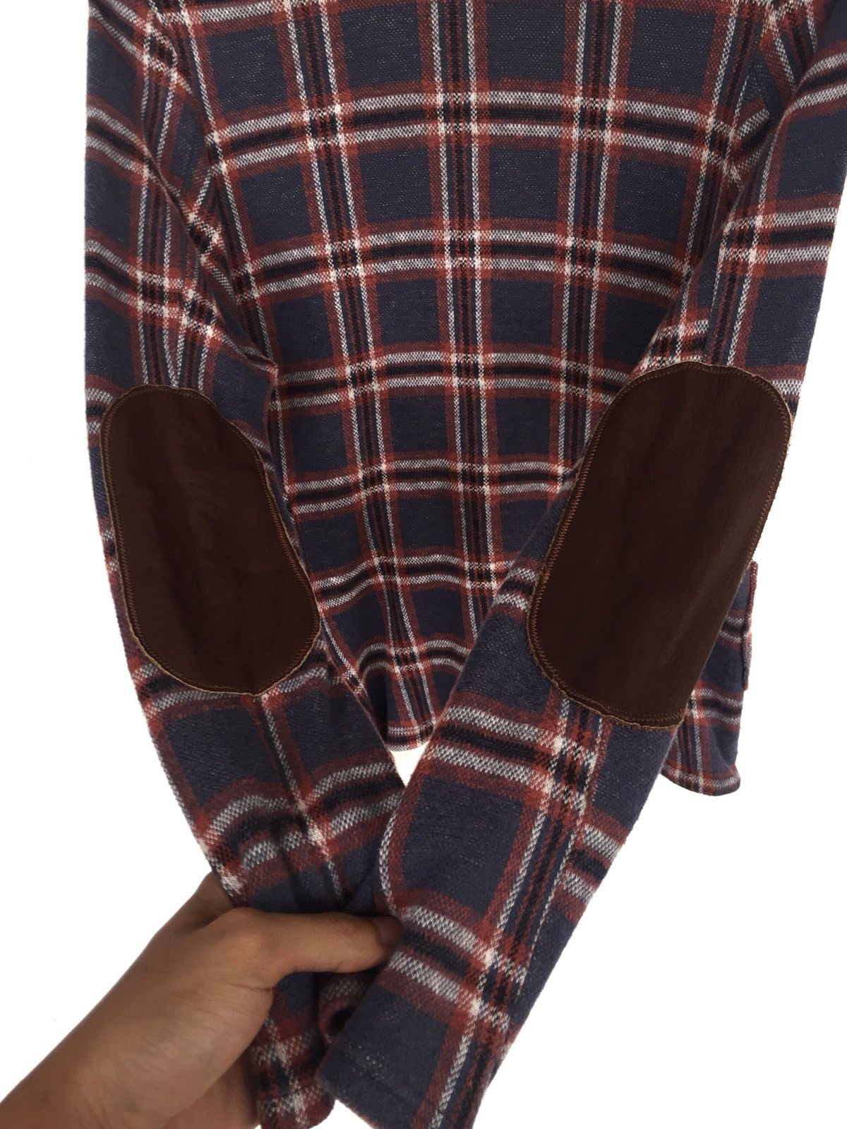 Kapital OG Kapital Check Plaid Elbow Pad Leather Jacket Size US S / EU 44-46 / 1 - 6 Thumbnail