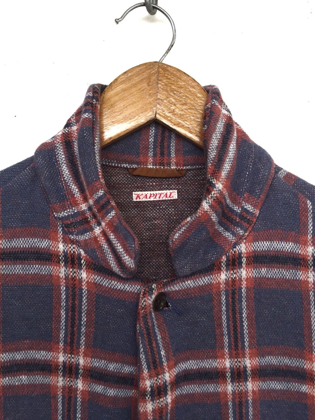 Kapital OG Kapital Check Plaid Elbow Pad Leather Jacket Size US S / EU 44-46 / 1 - 7 Thumbnail