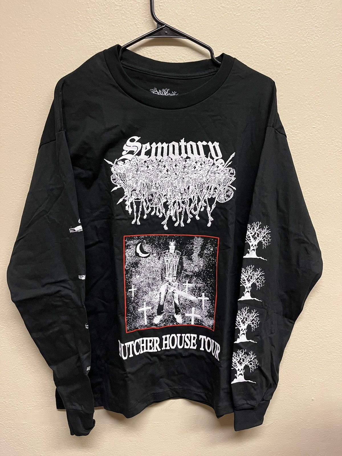 Drain Gang Sematary Butcher House Tour Skellingtons Long Sleeve Tee | L ...