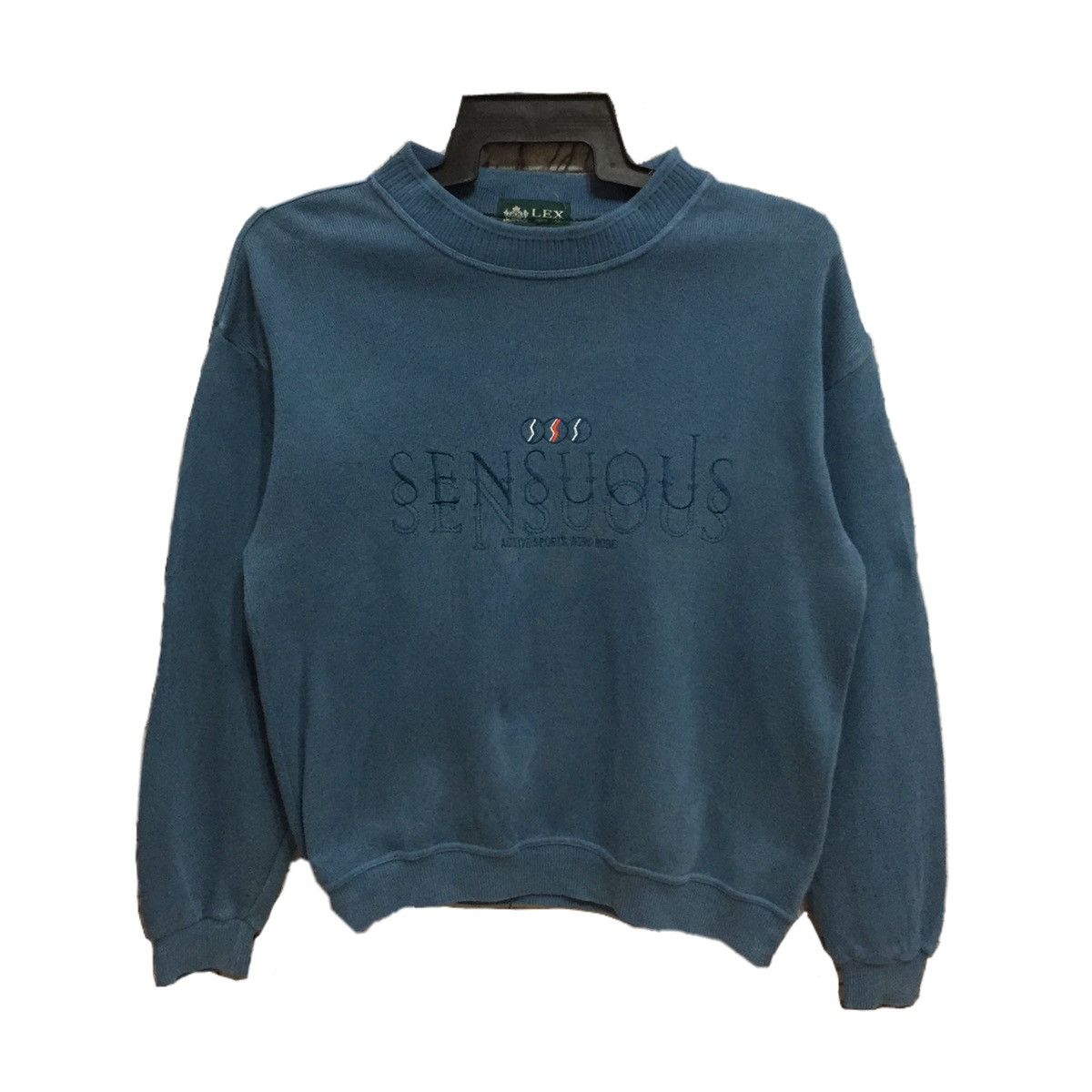 Vintage Vintage Lex sweatshirt spellout Sensuos embroidered size M Size US M / EU 48-50 / 2 - 1 Thumbnail