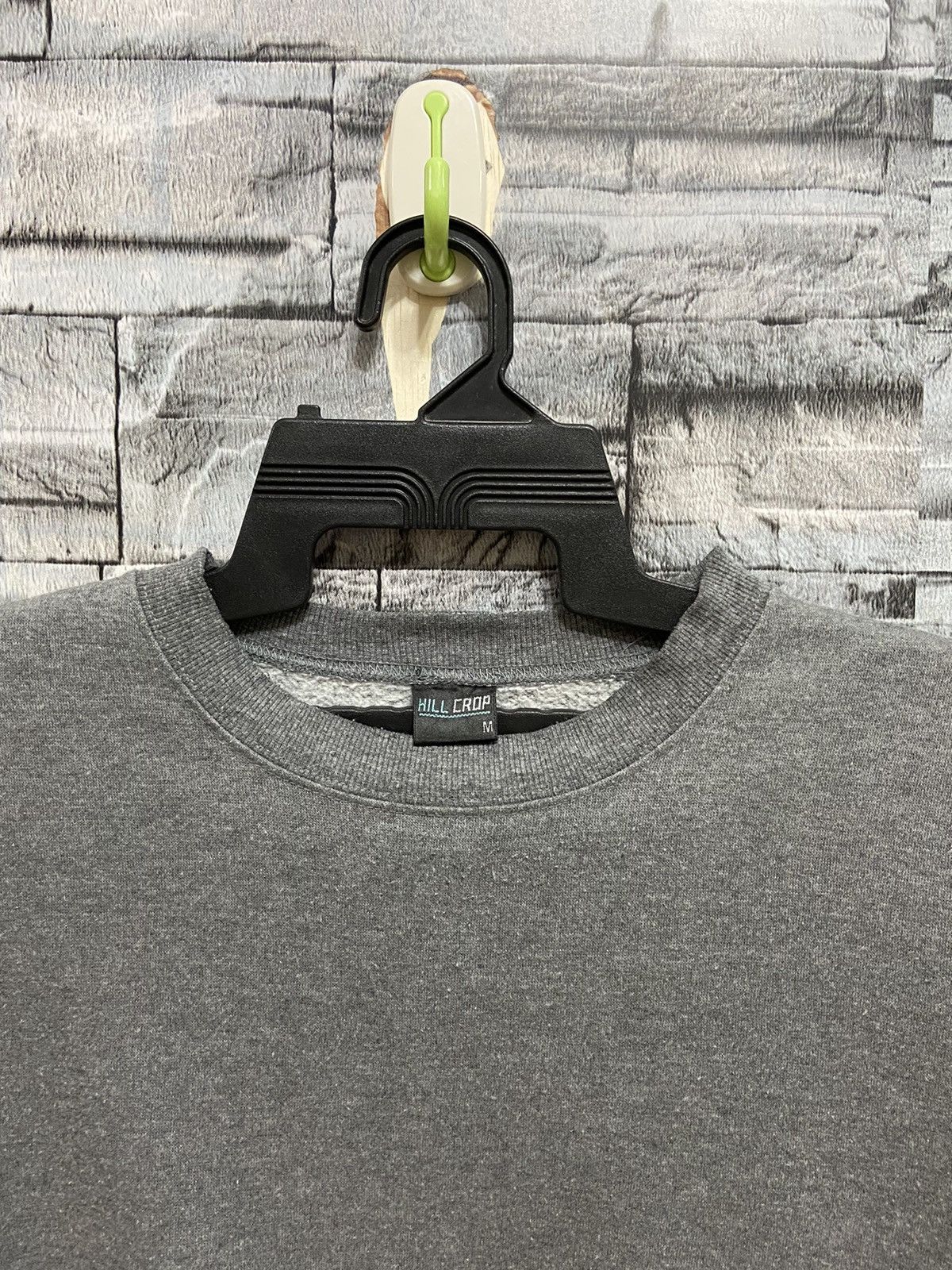 Japanese Brand Hill Crop sweatshirt plain size M Size US M / EU 48-50 / 2 - 3 Thumbnail