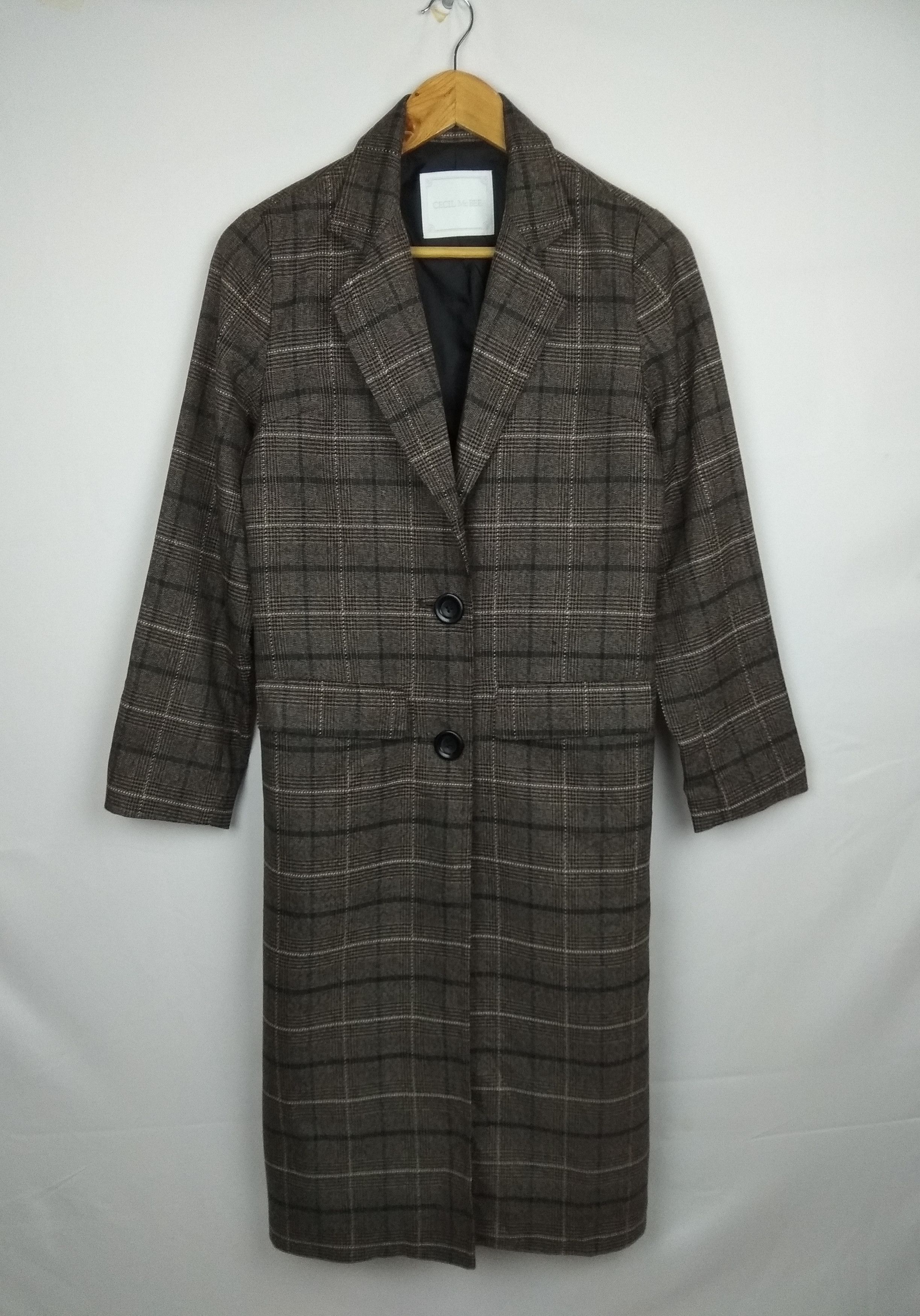 Vintage Vintage Cecil Mc Bee checked Trenchcoat Jacket Size M / US 6-8 / IT 42-44 - 1 Thumbnail