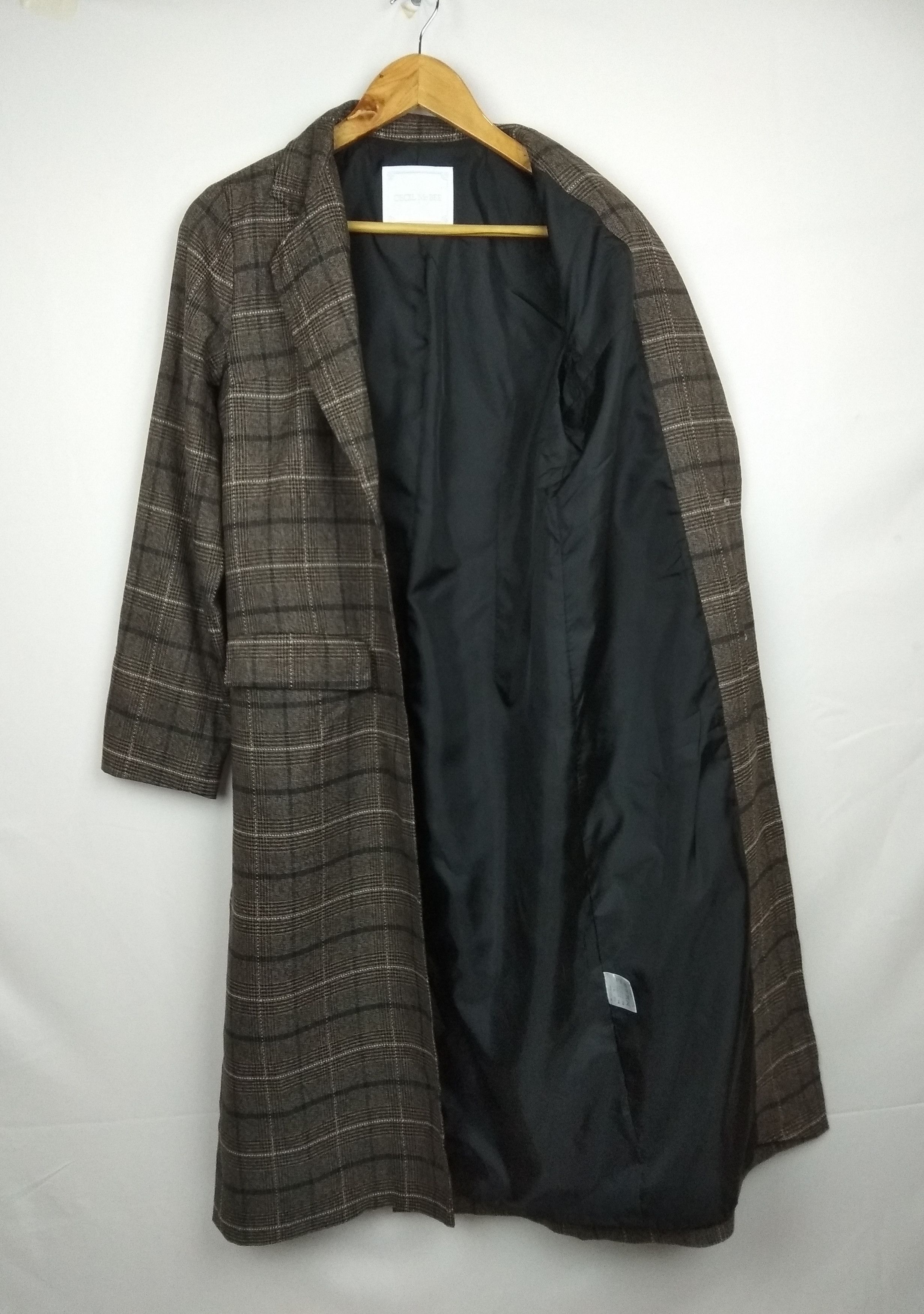 Vintage Vintage Cecil Mc Bee checked Trenchcoat Jacket Size M / US 6-8 / IT 42-44 - 6 Thumbnail