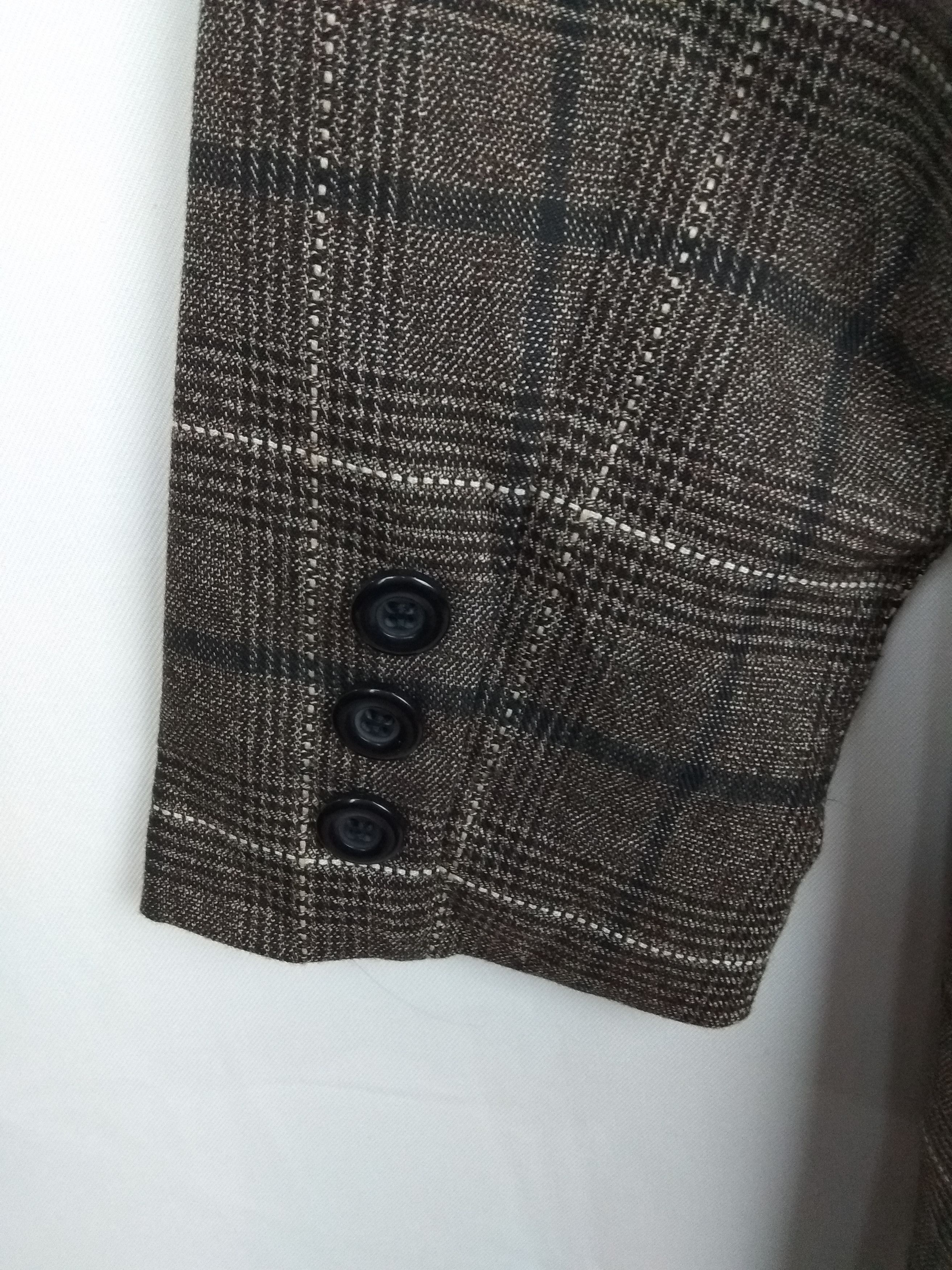 Vintage Vintage Cecil Mc Bee checked Trenchcoat Jacket Size M / US 6-8 / IT 42-44 - 8 Thumbnail