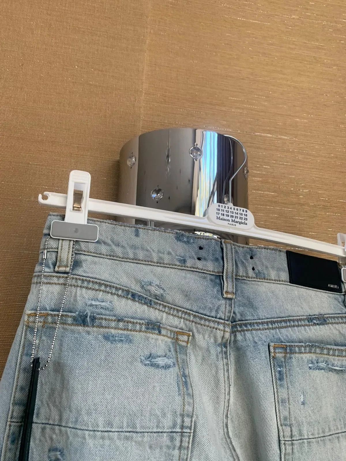 Amiri Destroyed Slouch Jeans in Vintage Indigo Size US 29 - 8 Thumbnail