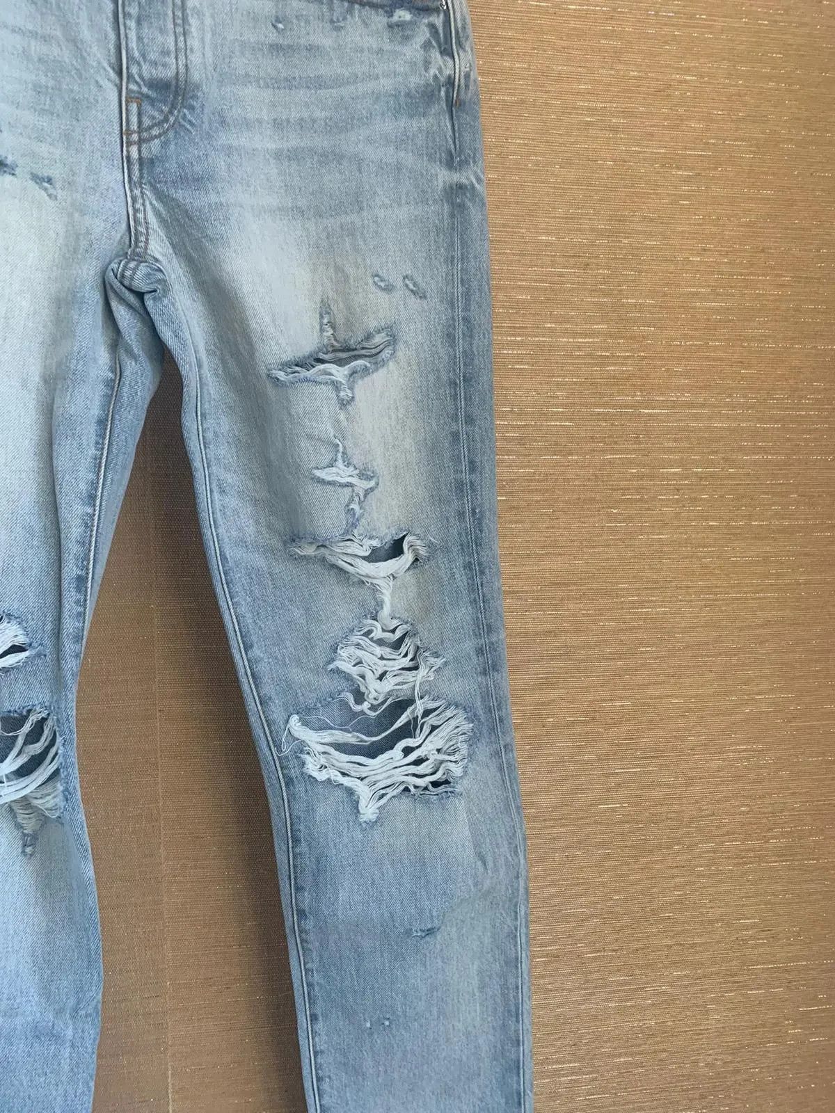 Amiri Destroyed Slouch Jeans in Vintage Indigo Size US 29 - 9 Thumbnail