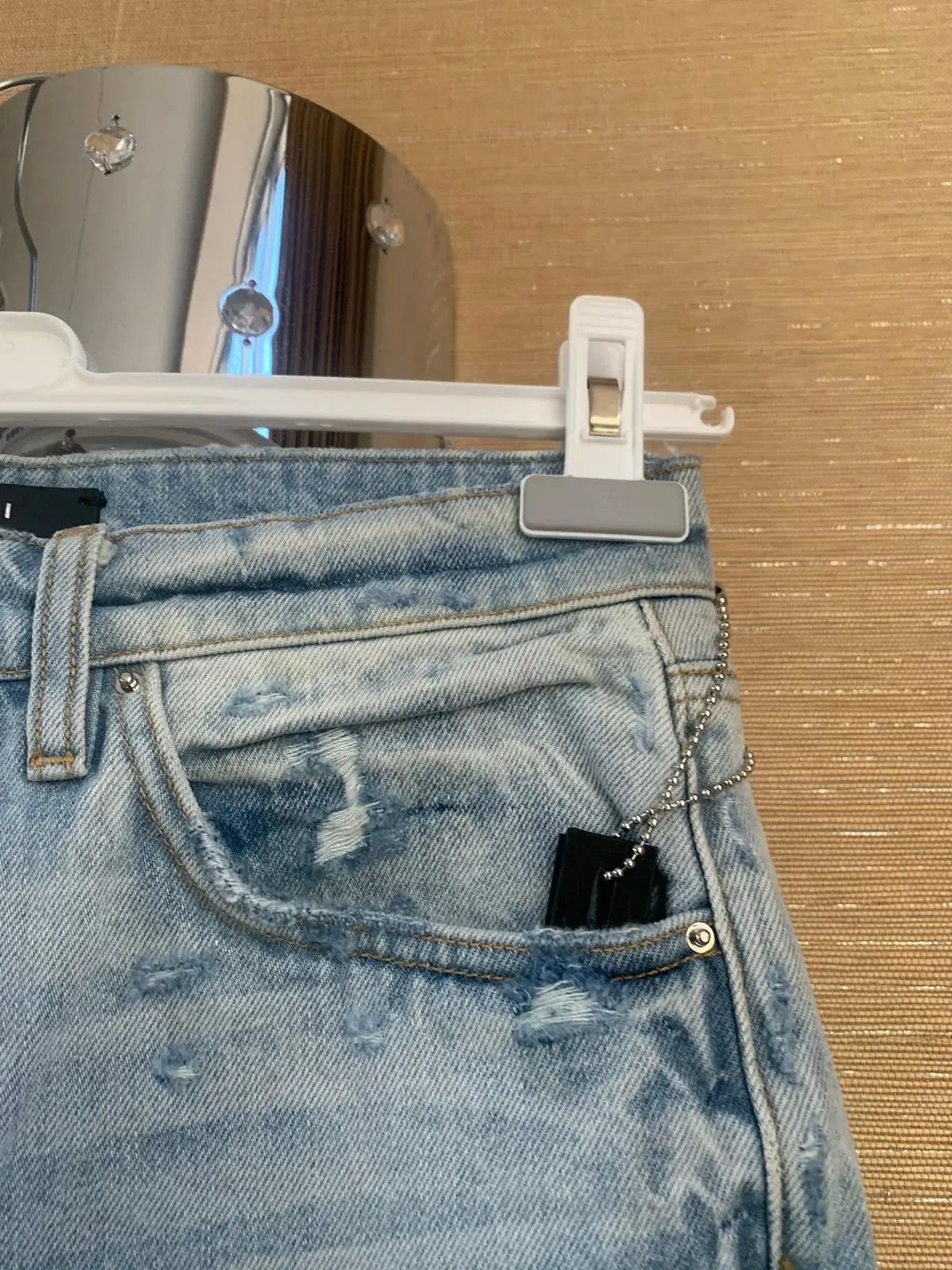 Amiri Destroyed Slouch Jeans in Vintage Indigo Size US 29 - 12 Thumbnail