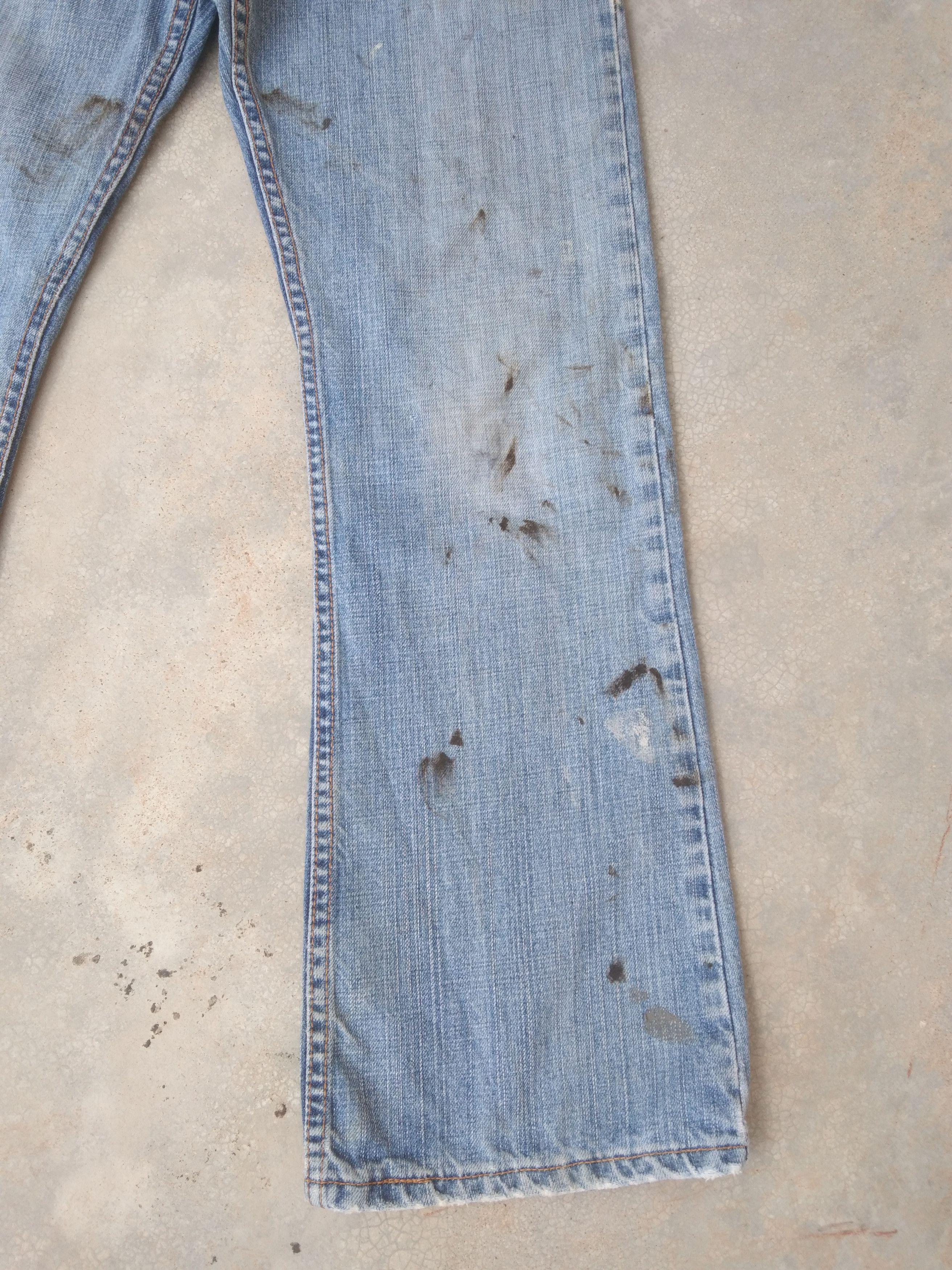 Levi's Vintage Levis Jeans 527 Boot Cut Distressed Denim 29x30 Size US 29 - 5 Thumbnail