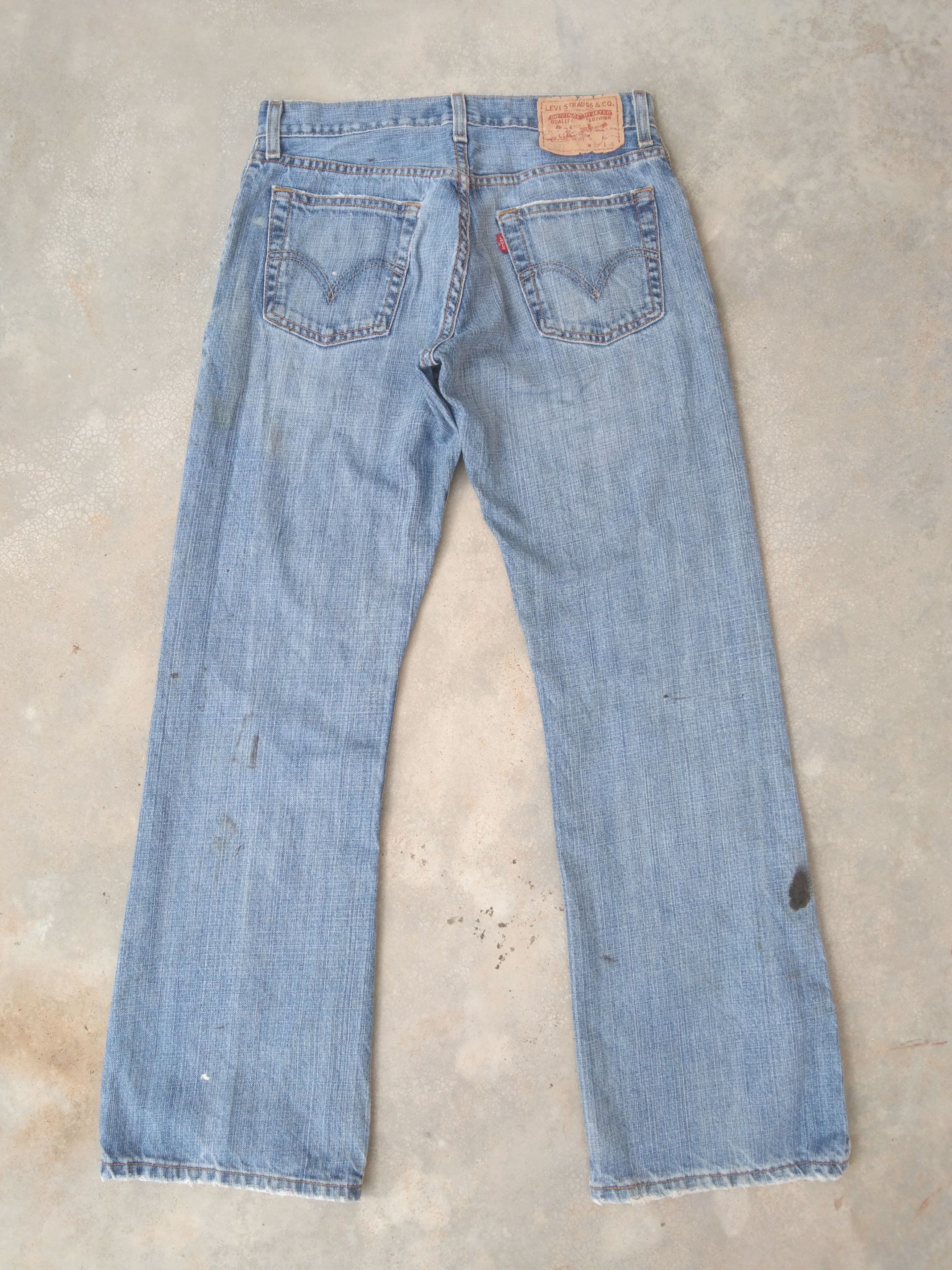 Levi's Vintage Levis Jeans 527 Boot Cut Distressed Denim 29x30 Size US 29 - 2 Thumbnail