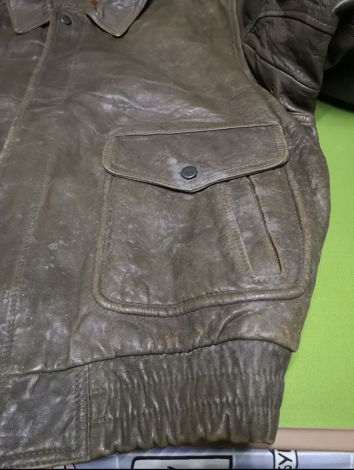 Japanese Brand 🔥RARE🔥 VINTAGE LORITTI LEATHER BOMBER JACKET Size US L / EU 52-54 / 3 - 4 Thumbnail