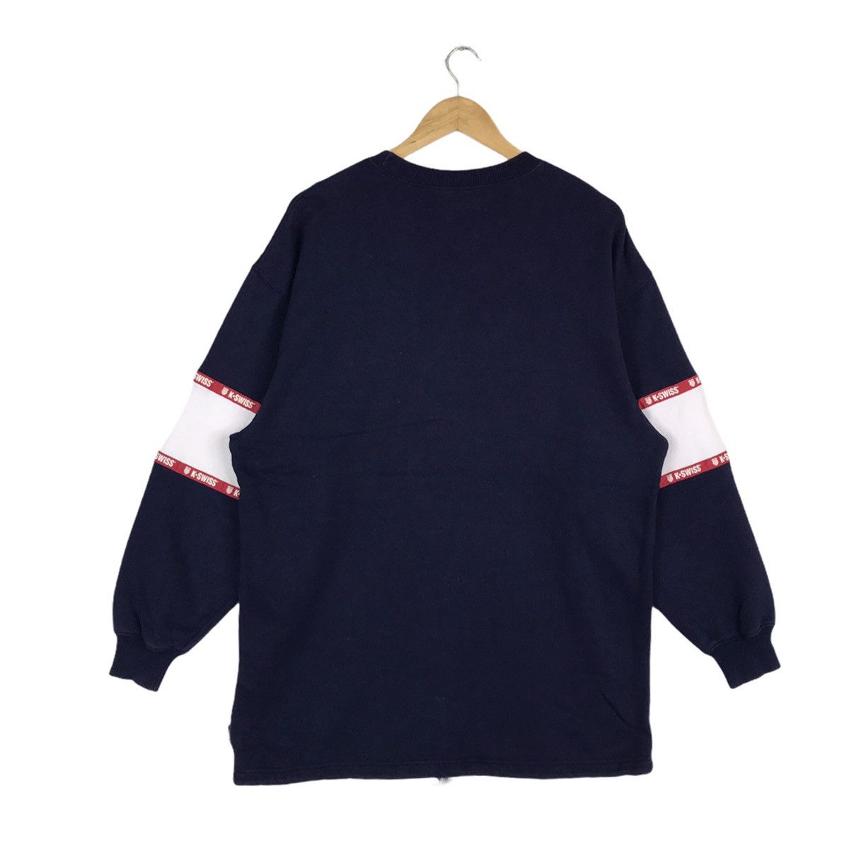 K-Swiss Vintage K.Swiss Spell Out Embroidery Sweatshirt Pullover Size US XL / EU 56 / 4 - 7 Thumbnail