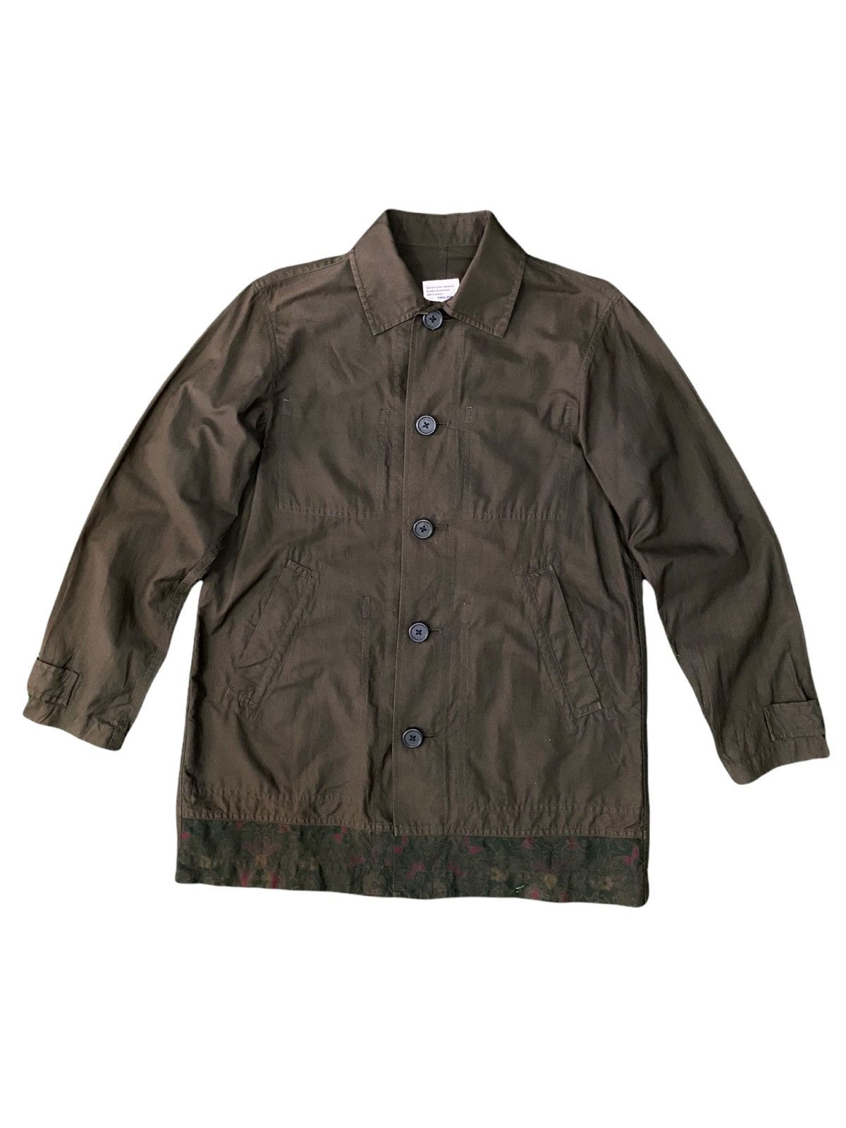 Final Home Final Home Cotton Coverall Green Military Jacket Size US XS / EU 42 / 0 - 2 Thumbnail